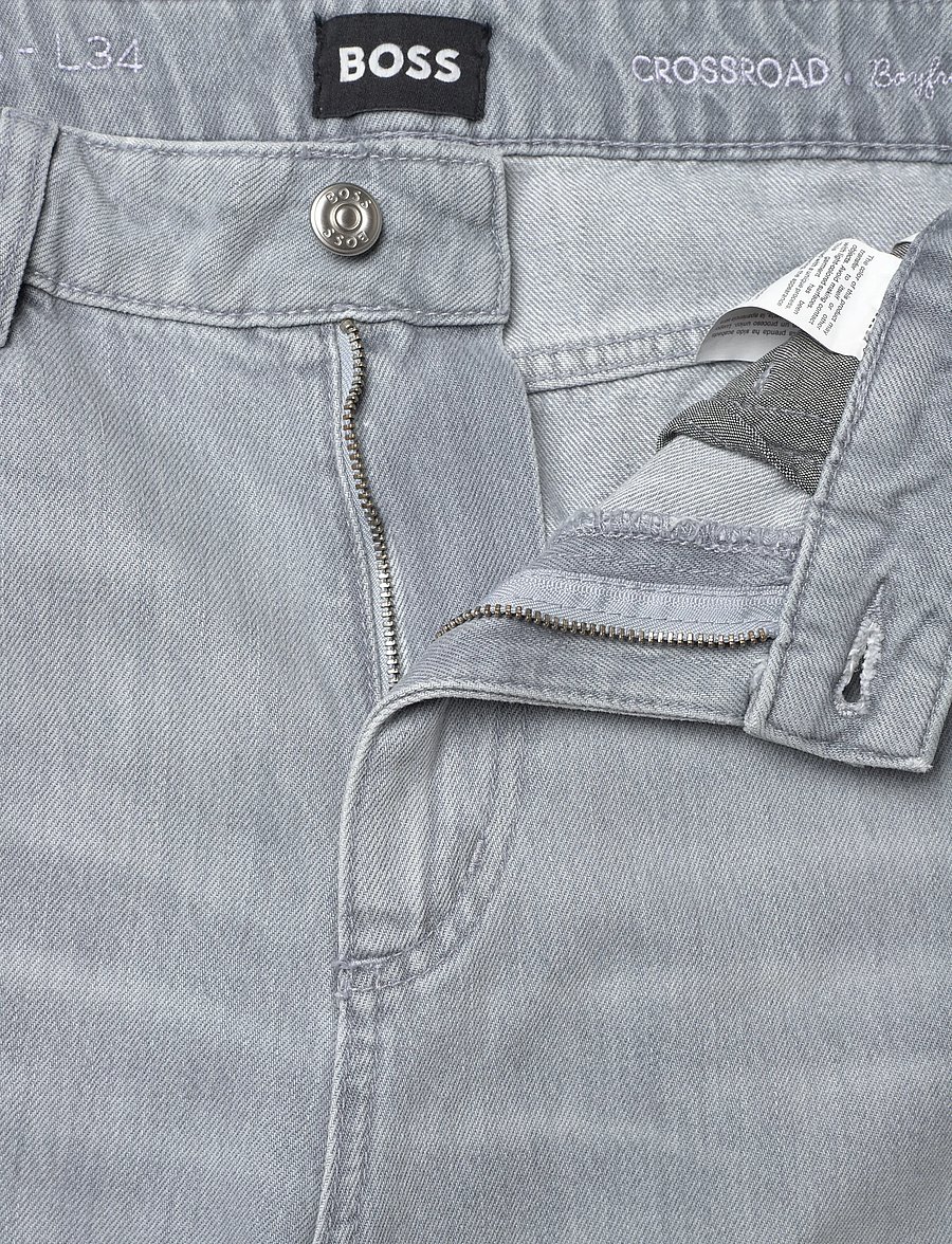 BOSS - CROSSROAD-BF 0.2 - hosen mit weitem bein - dark grey - 3