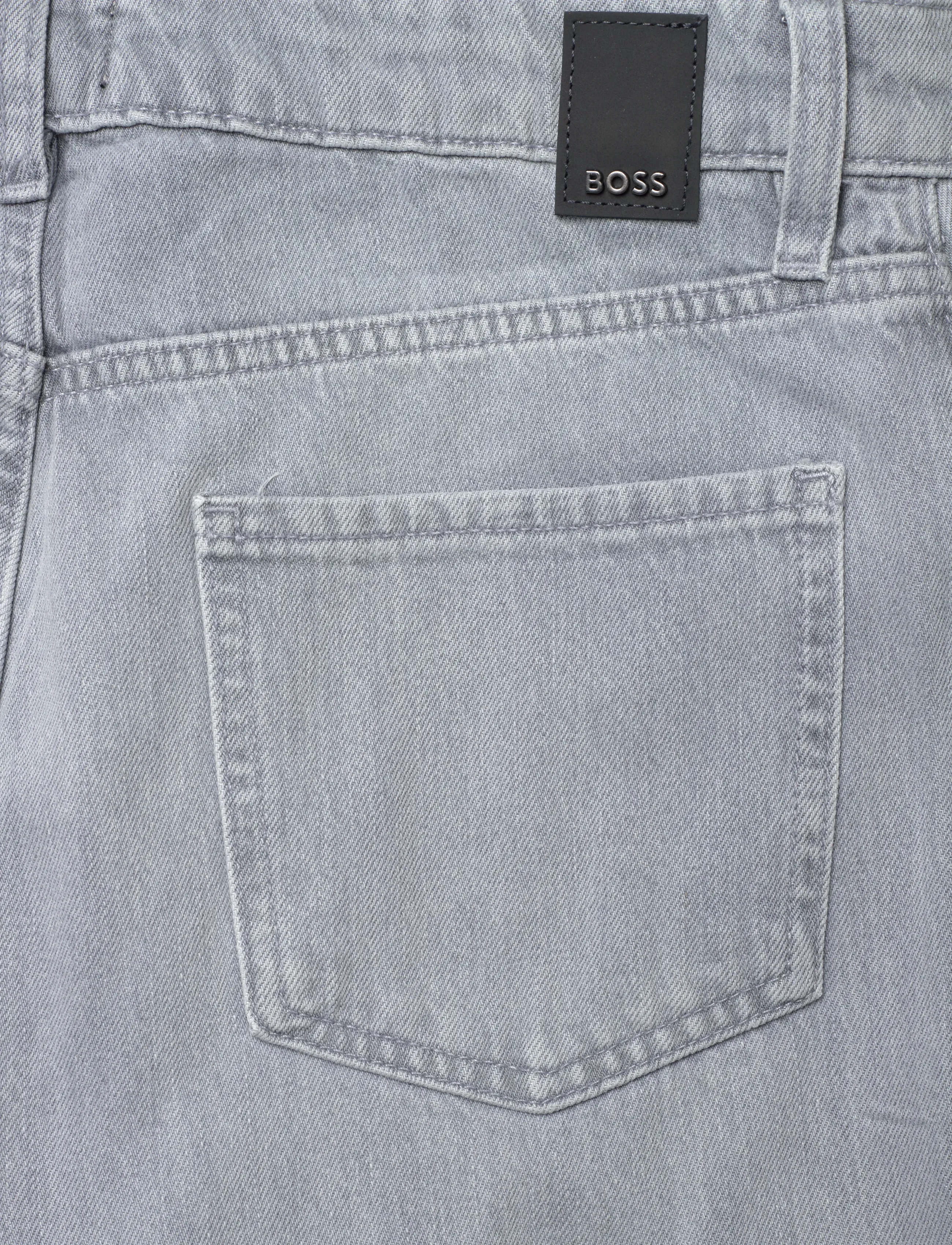 BOSS - CROSSROAD-BF 0.2 - laia säärega teksad - dark grey - 4