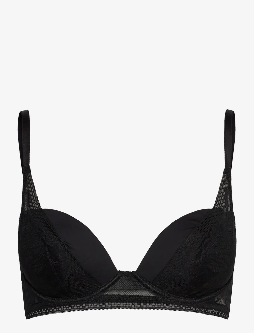 BOSS - HALF PAD_PEONY LACE - wired bras - black - 0