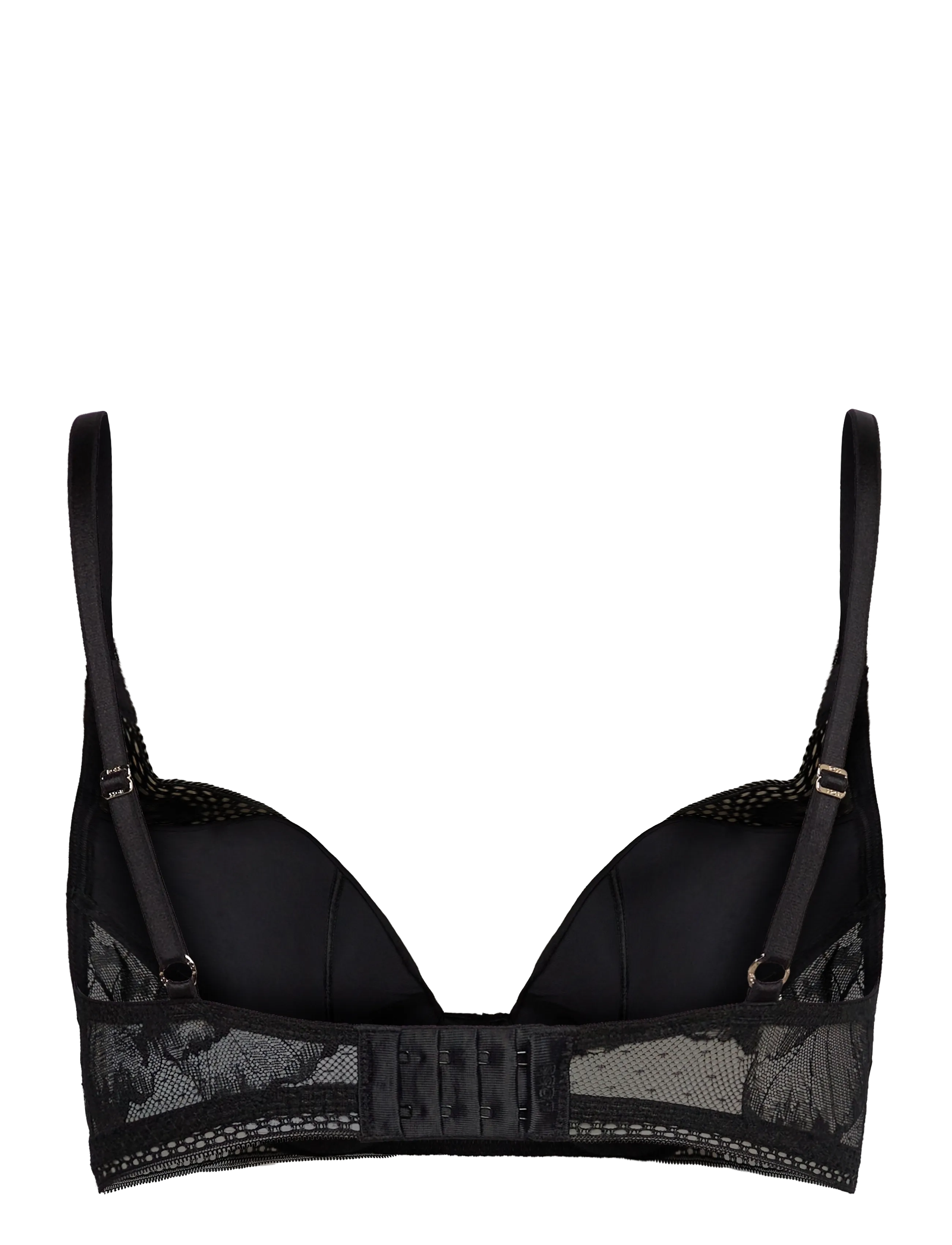 BOSS - HALF PAD_PEONY LACE - liemenėlės be vielučių - black - 1