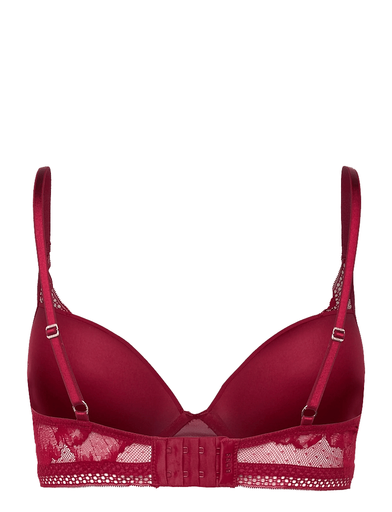 BOSS - HALF PAD_PEONY LACE - bügellose bhs - dark red - 1
