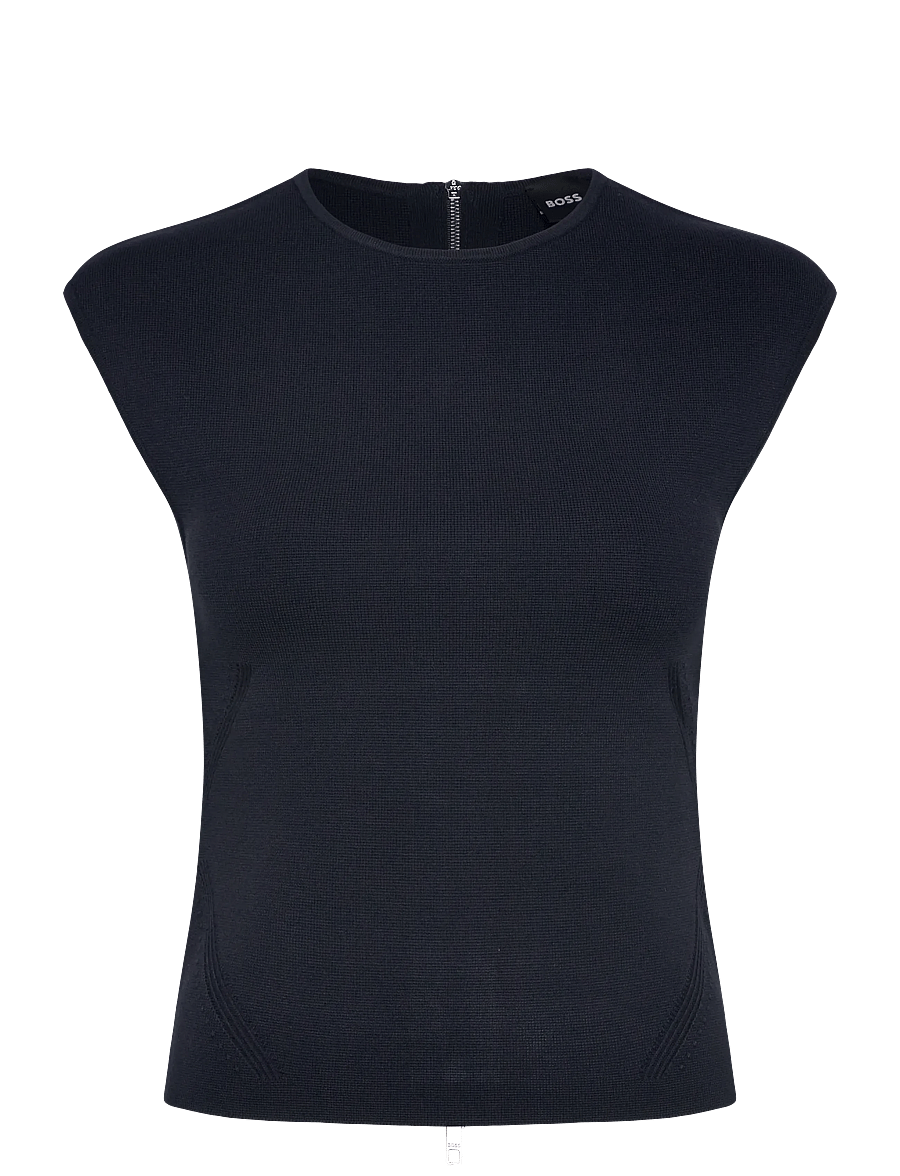 BOSS - Farmera - hihattomat puserot - dark blue - 0