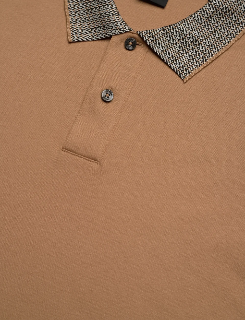 BOSS - H-Parlay 302 - lühikeste varrukatega polod - medium beige - 2