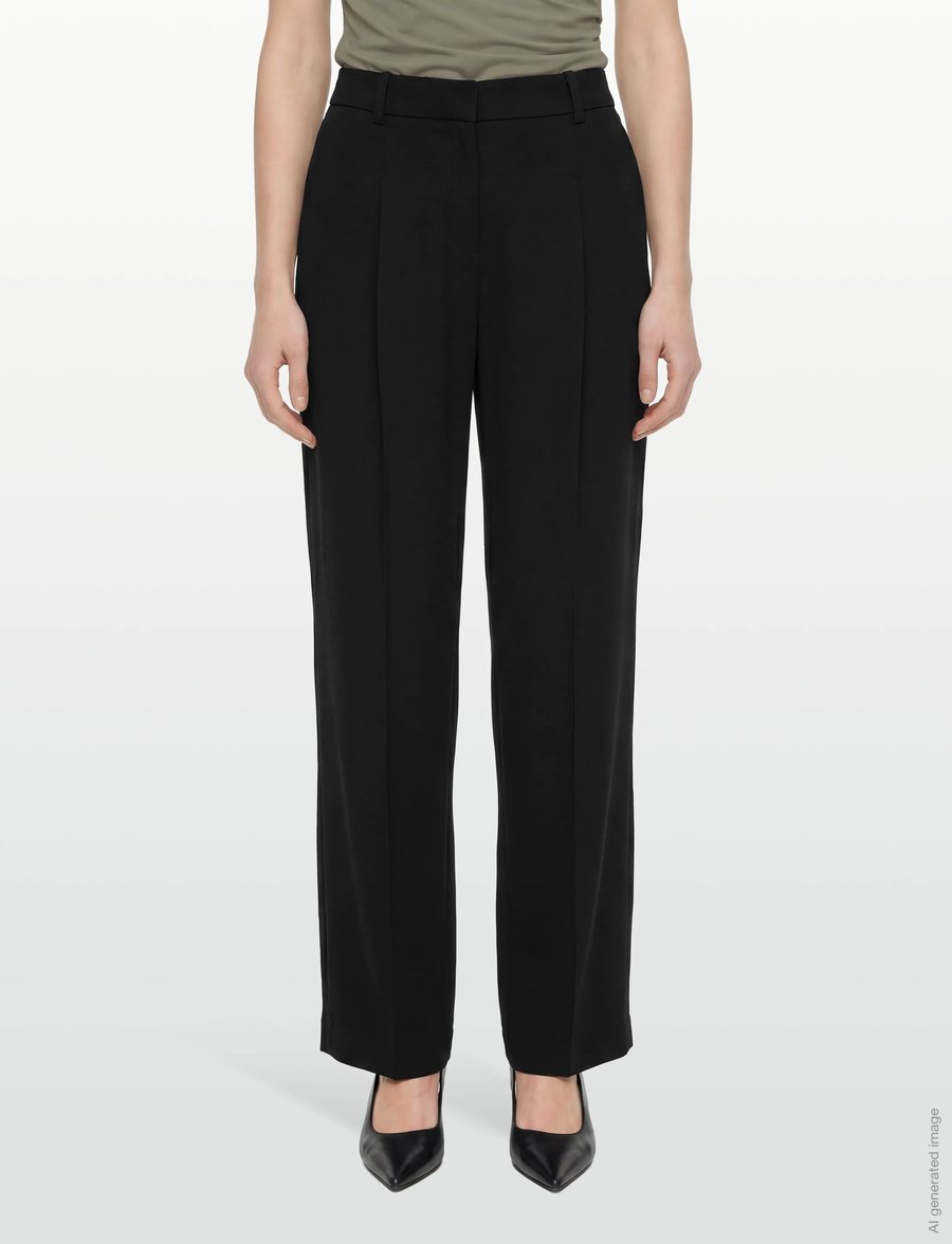 BOSS - Tiana4 - anzugshosen - black - 3
