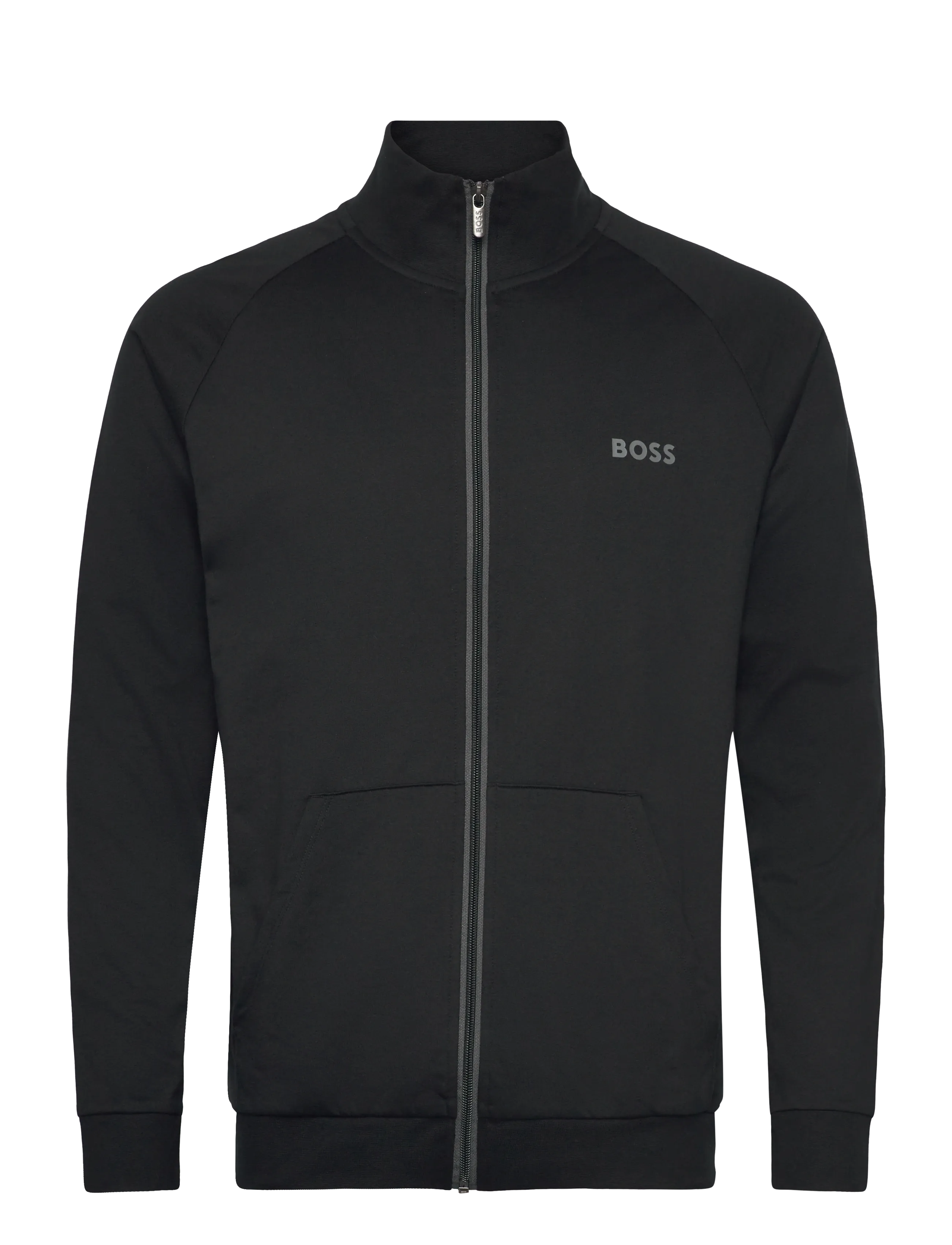 BOSS Authentic Jacket Z, Mænd, Træningsjakke, Sort, Str: XL