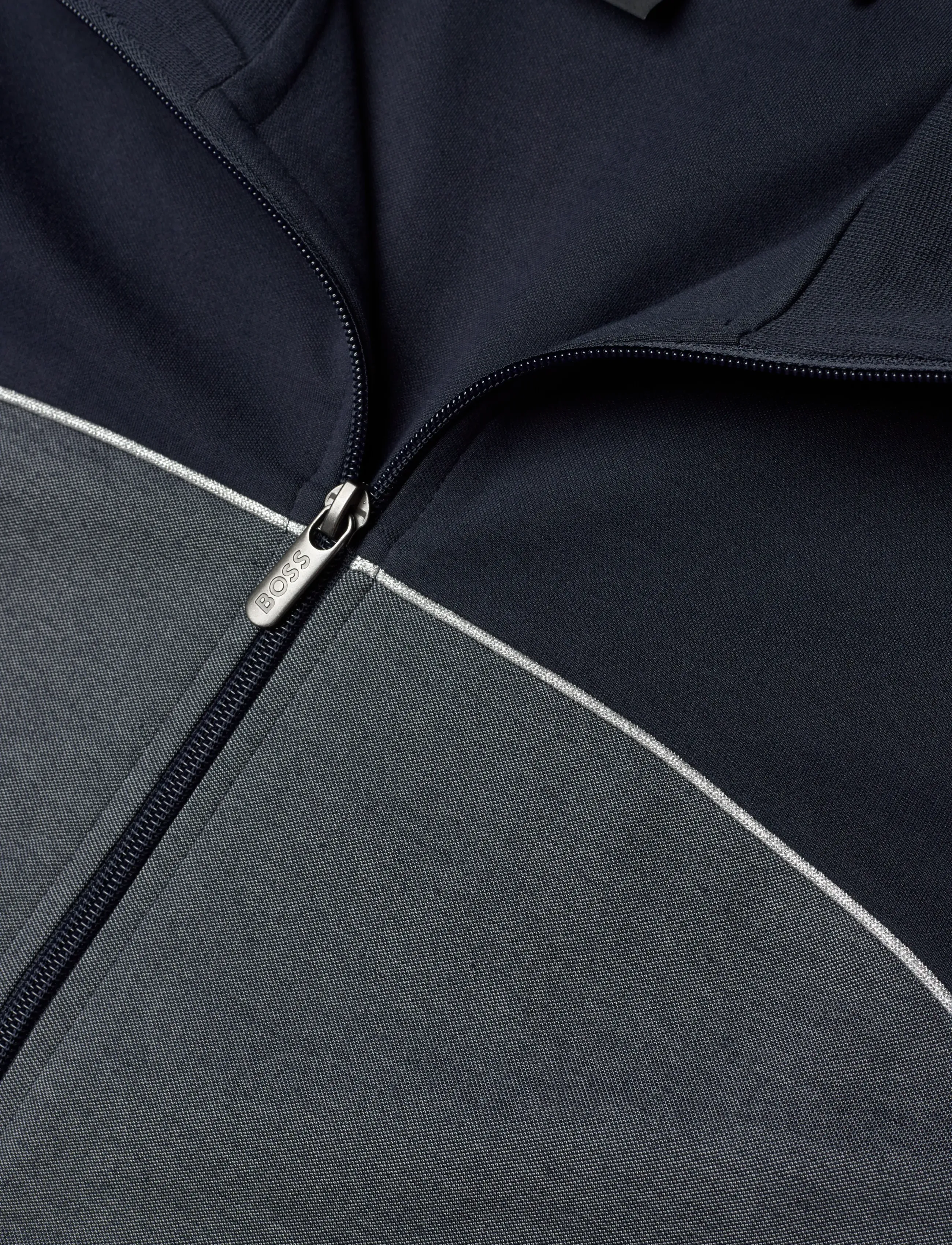 BOSS - Tracksuit Jacket - sweatshirts - dark blue - 2