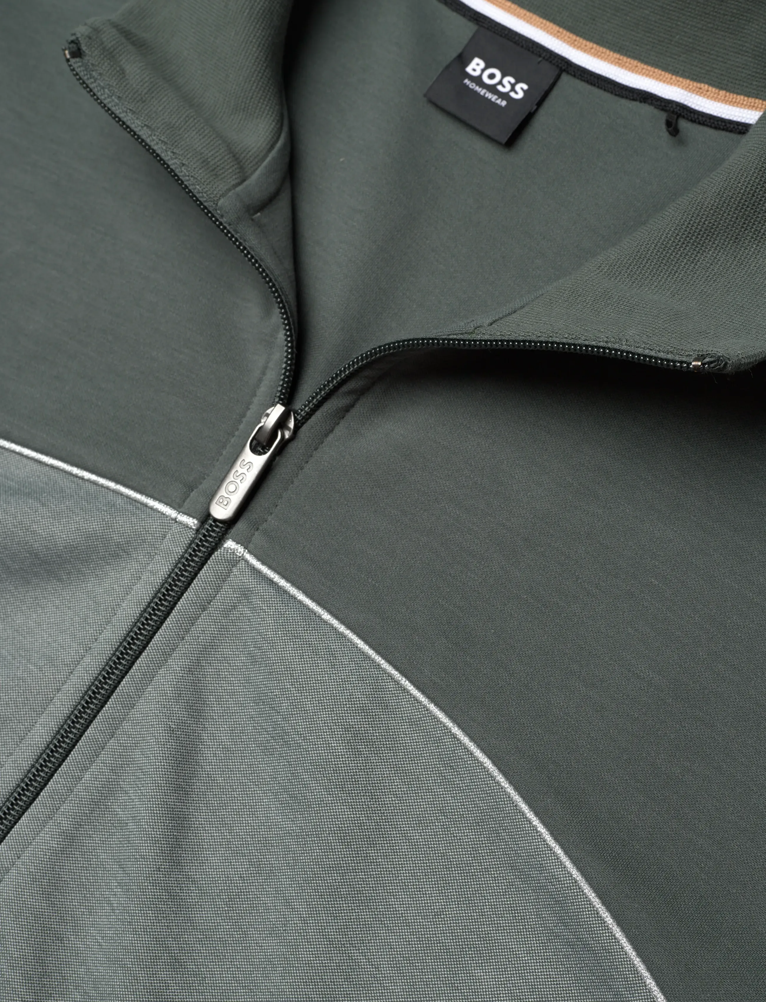 BOSS - Tracksuit Jacket - shoppa efter tillfälle - open green - 2