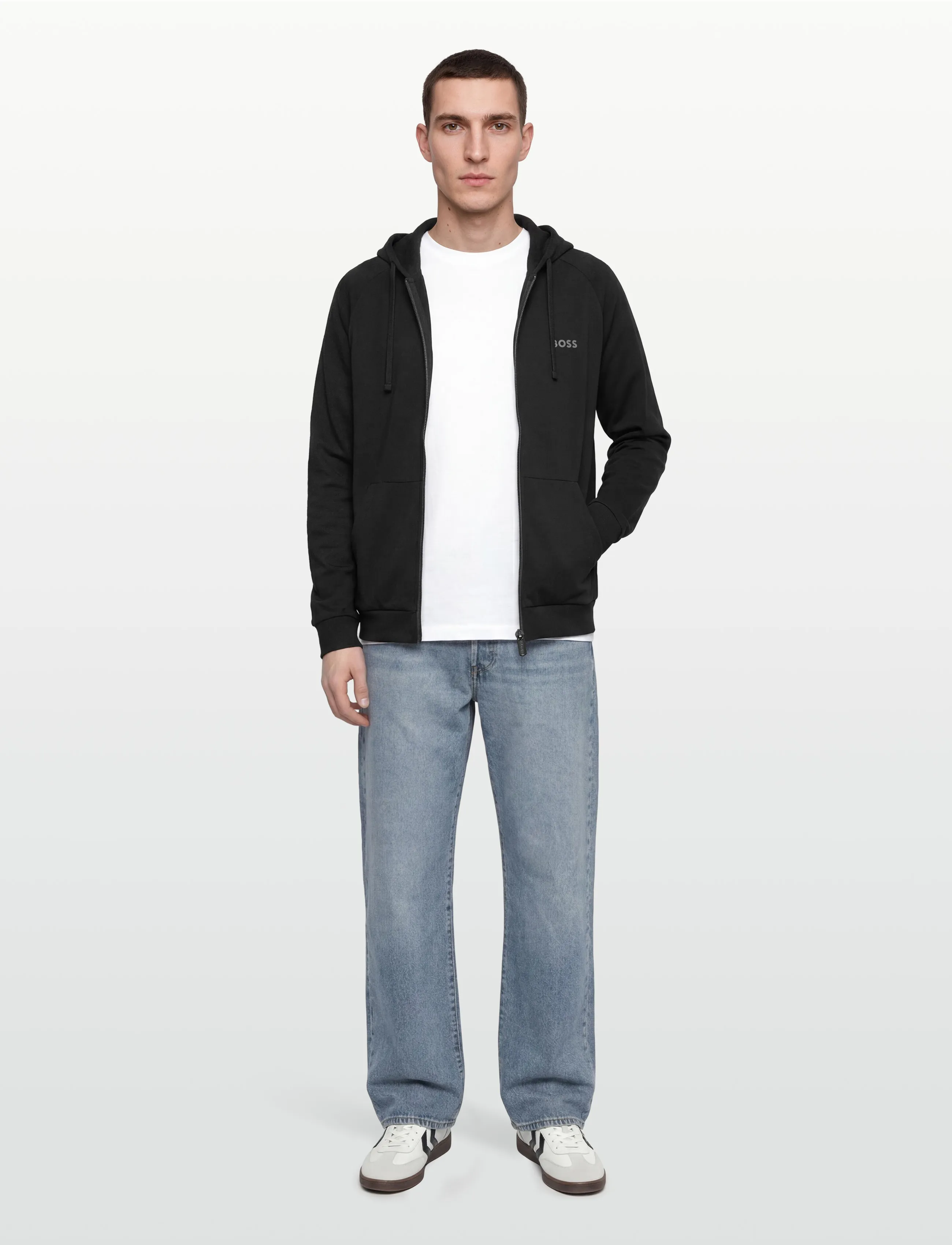 BOSS Authentic Jacket H, XL, Night & Loungewear, Schwarz - Oberteile, Männerswear