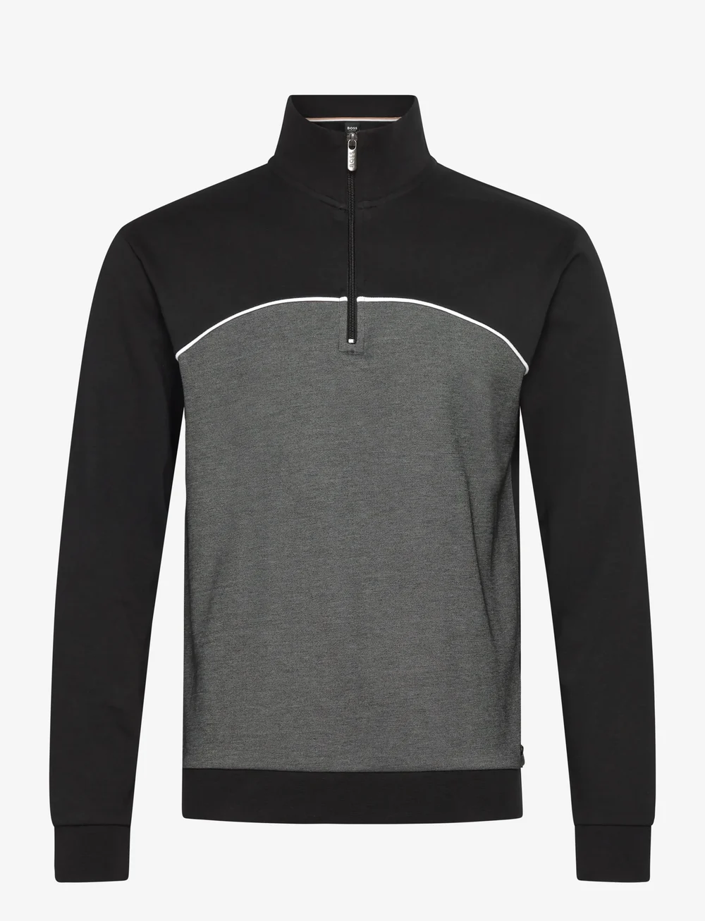 BOSS - Tracksuit 1/4 Jacket - half zip - black - 0