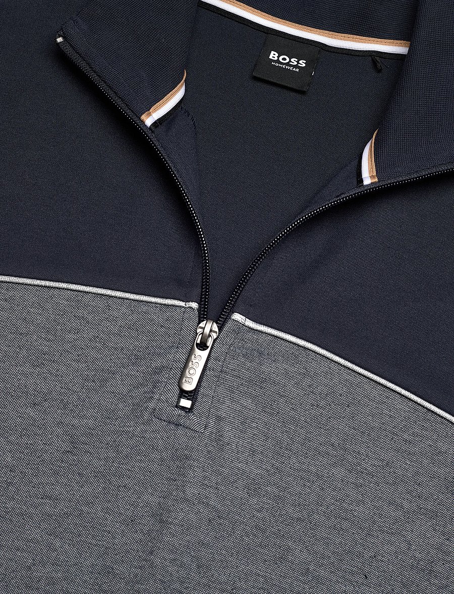 BOSS - Tracksuit 1/4 Jacket - shop efter anledning - dark blue - 2