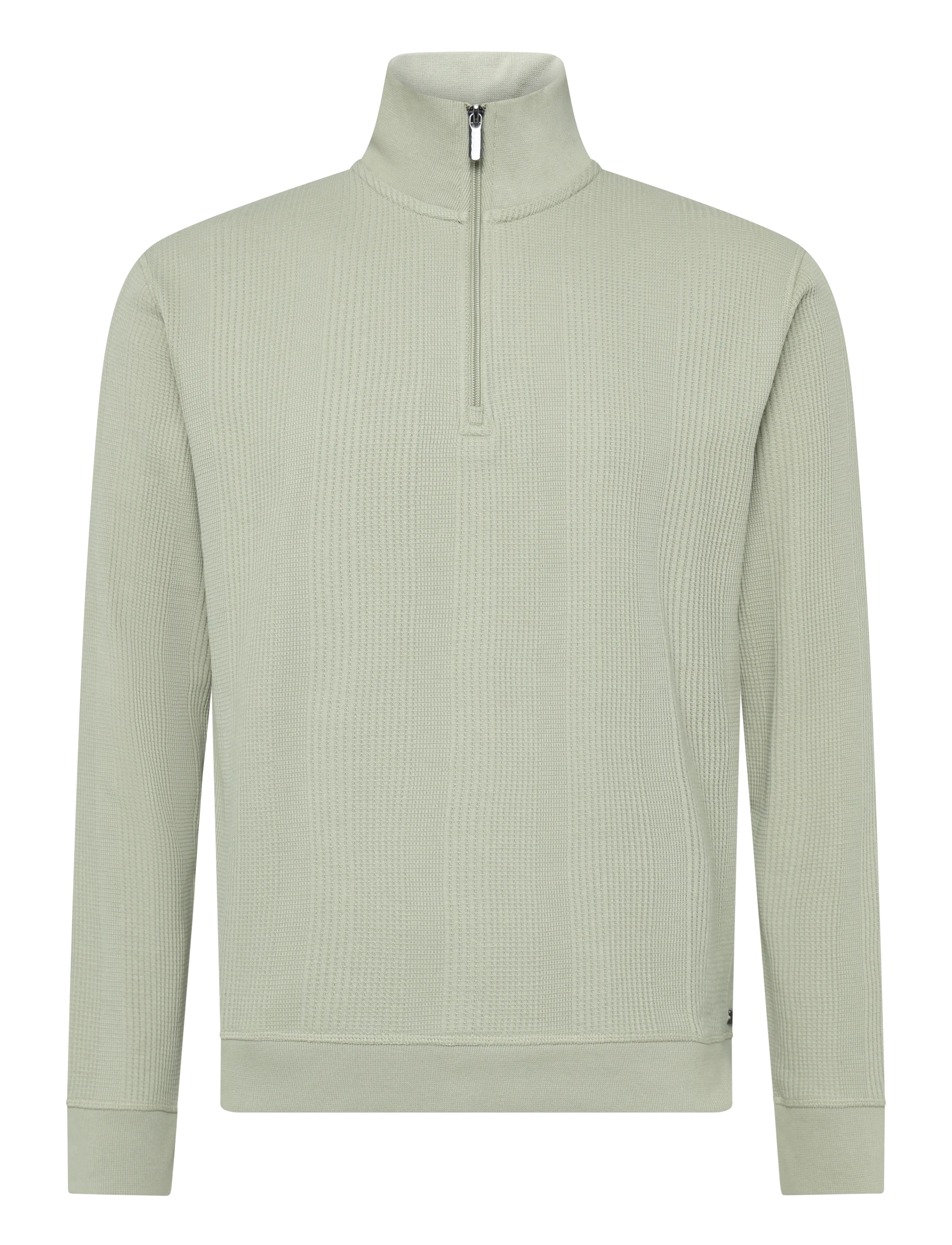 BOSS Structure 1/4 Zip - Sweatshirts & Hoodies - LIGHT/PASTEL GREEN / green