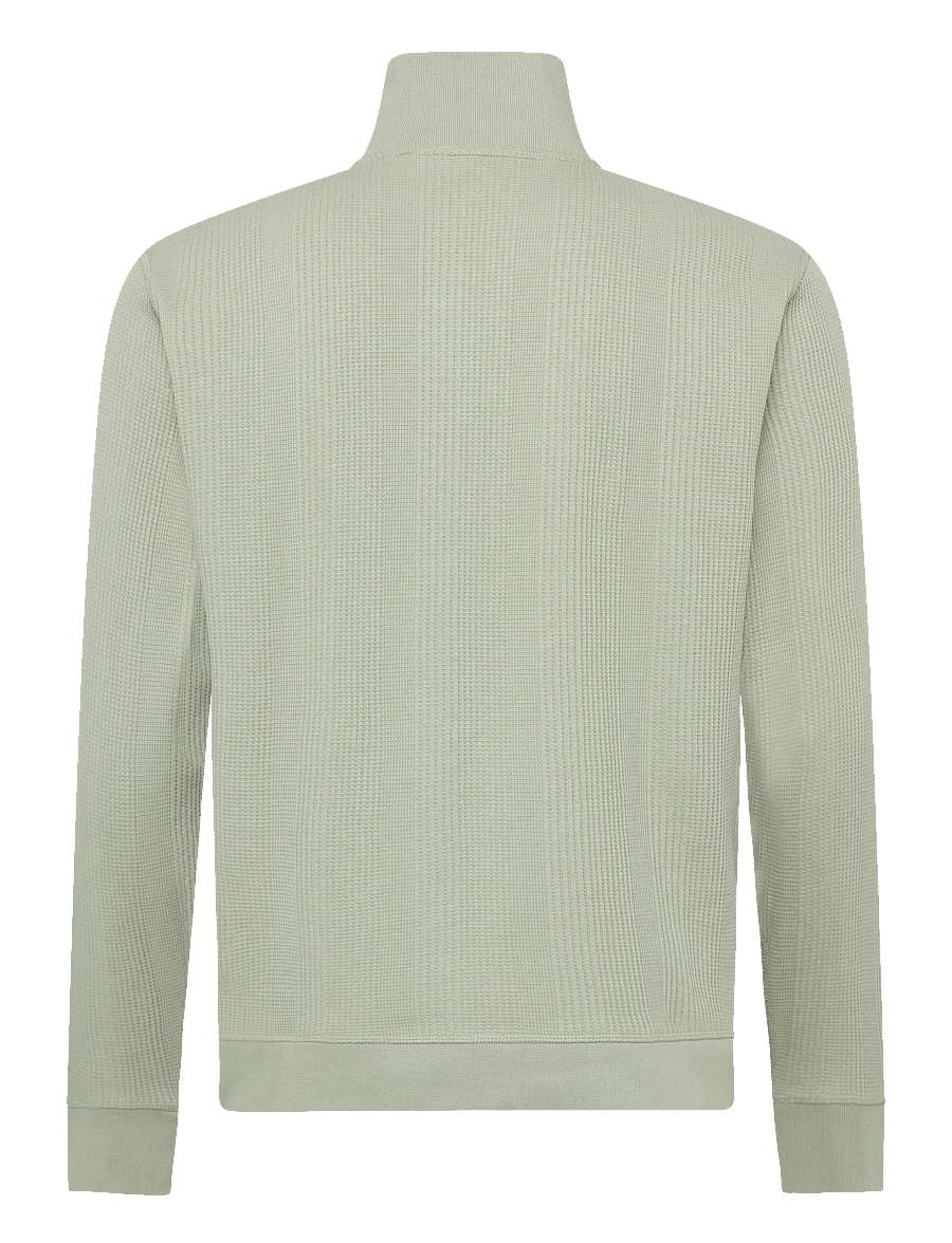 BOSS - Structure 1/4 Zip - sweatshirts - light/pastel green - 1