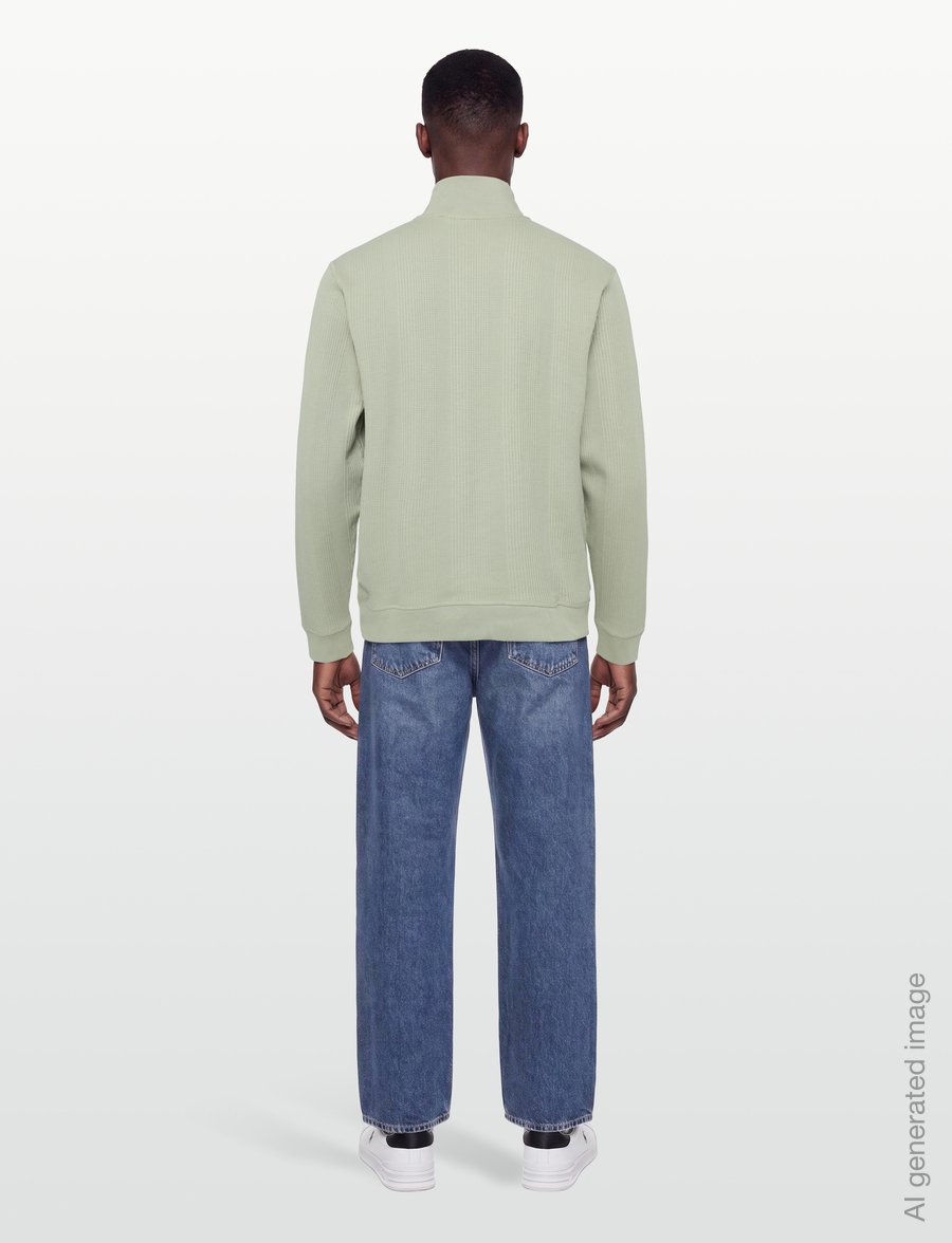 BOSS - Structure 1/4 Zip - truien - light/pastel green - 4