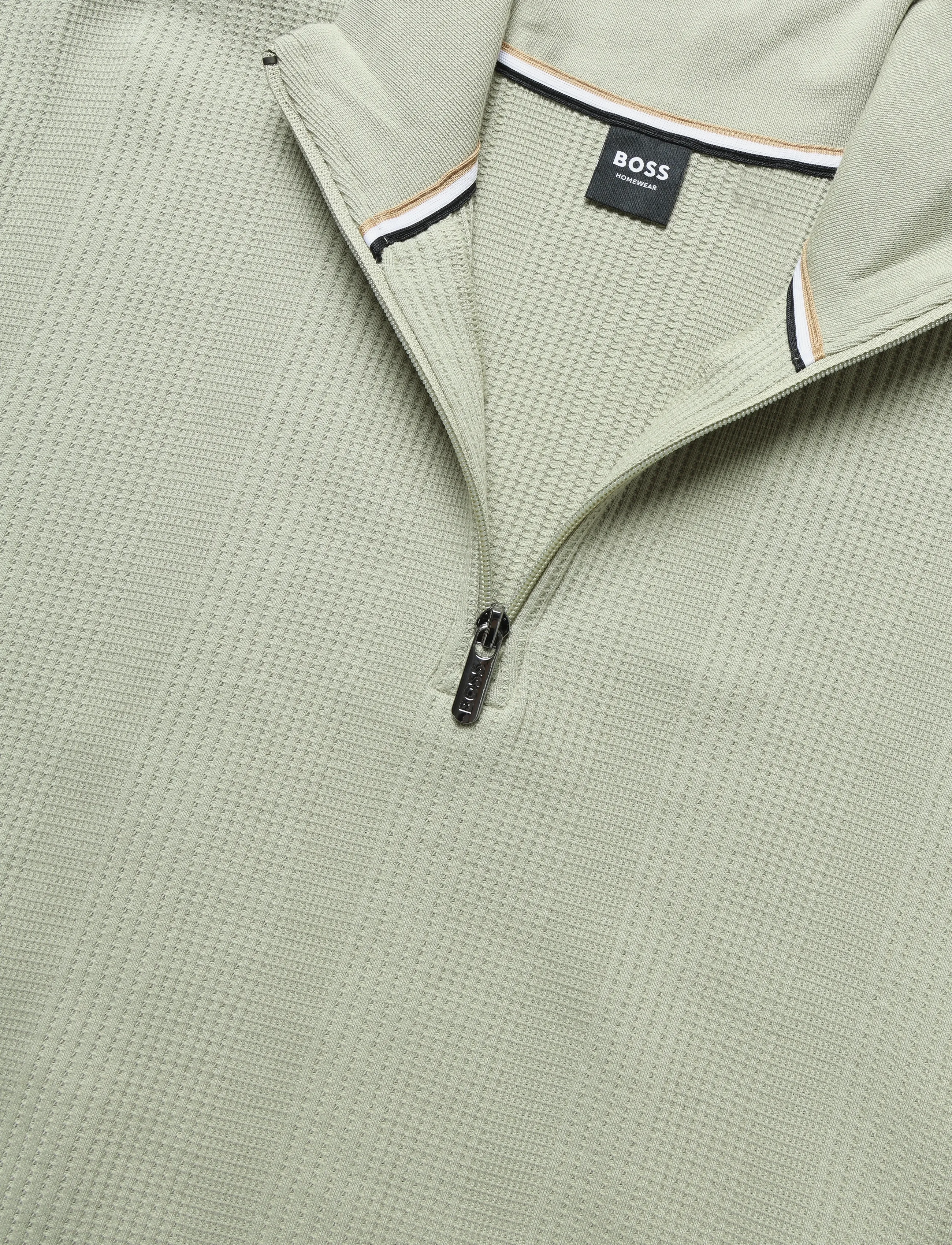 BOSS - Structure 1/4 Zip - sweatshirts - light/pastel green - 2