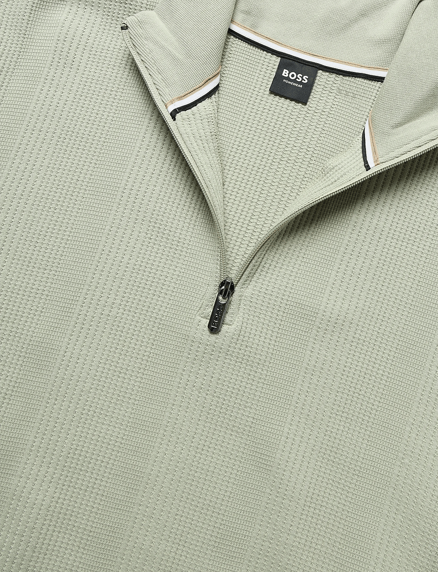 BOSS - Structure 1/4 Zip - sweatshirts - light/pastel green - 2