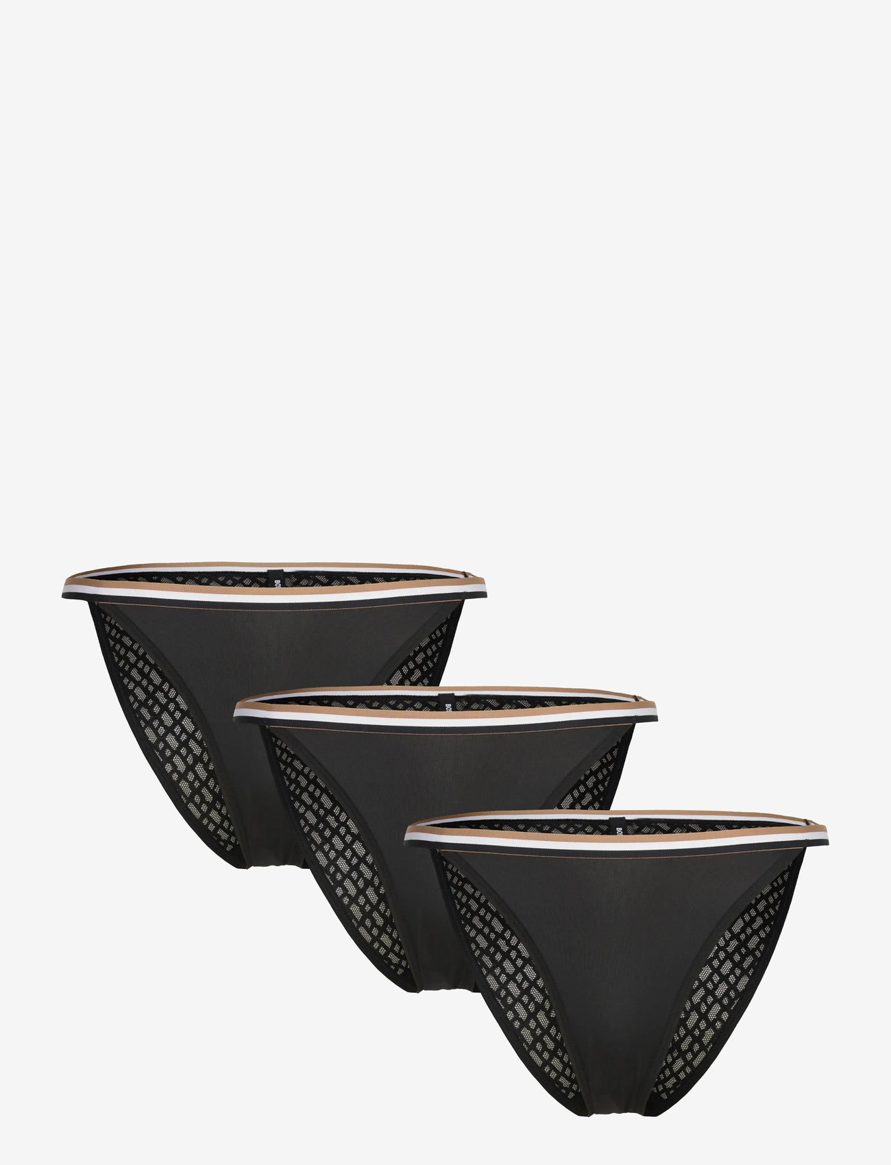 BOSS - 3PACK BRIEF_B LACE - kelnaitės - black - 0