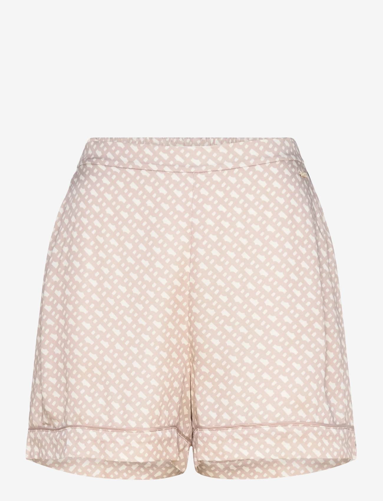 BOSS - Sateen AOP_Shorts - natbukser - light beige - 0