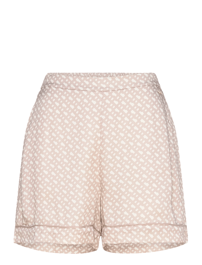 BOSS - Sateen AOP_Shorts - pidžaamapüksid - light beige - 0
