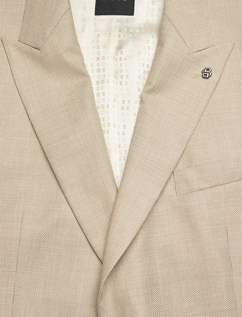 BOSS - H-Hutson-Peak-252 - enkelknäppta kavajer - open white - 2