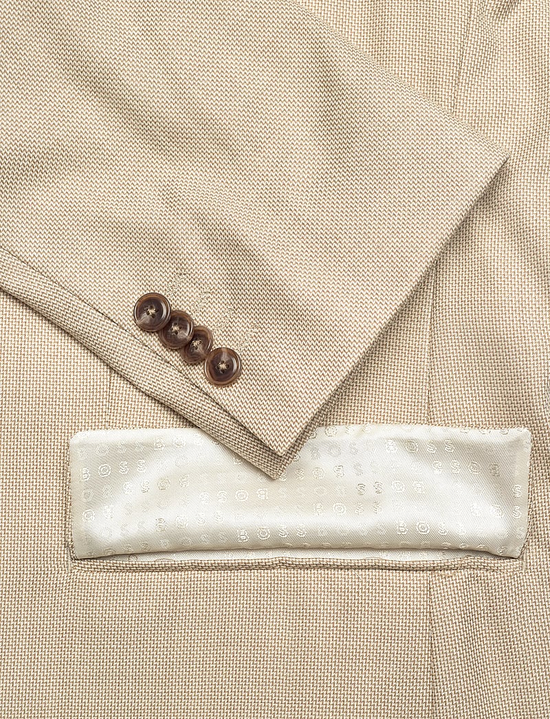 BOSS - H-Hutson-Peak-252 - enkelknäppta kavajer - open white - 3