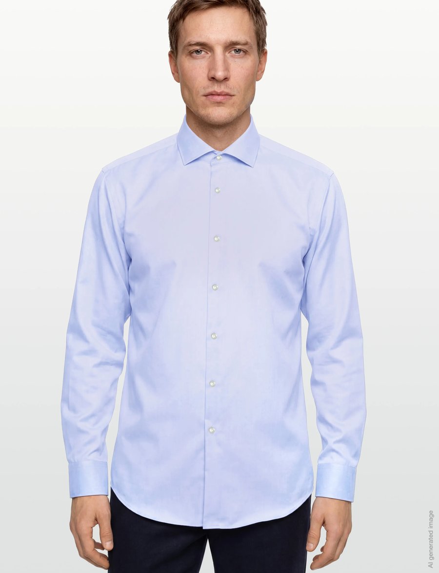 BOSS - H-HANK-spr-B1-C1-253 - ametlikud särgid - light/pastel blue - 3