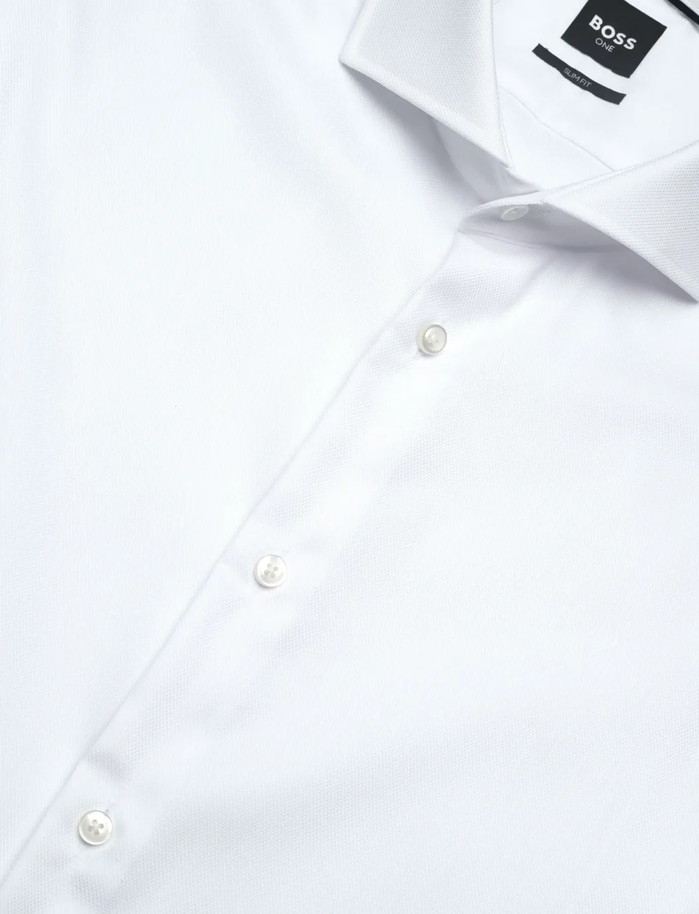 BOSS - H-HANK-spr-B1-C1-253 - basic overhemden - white - 3