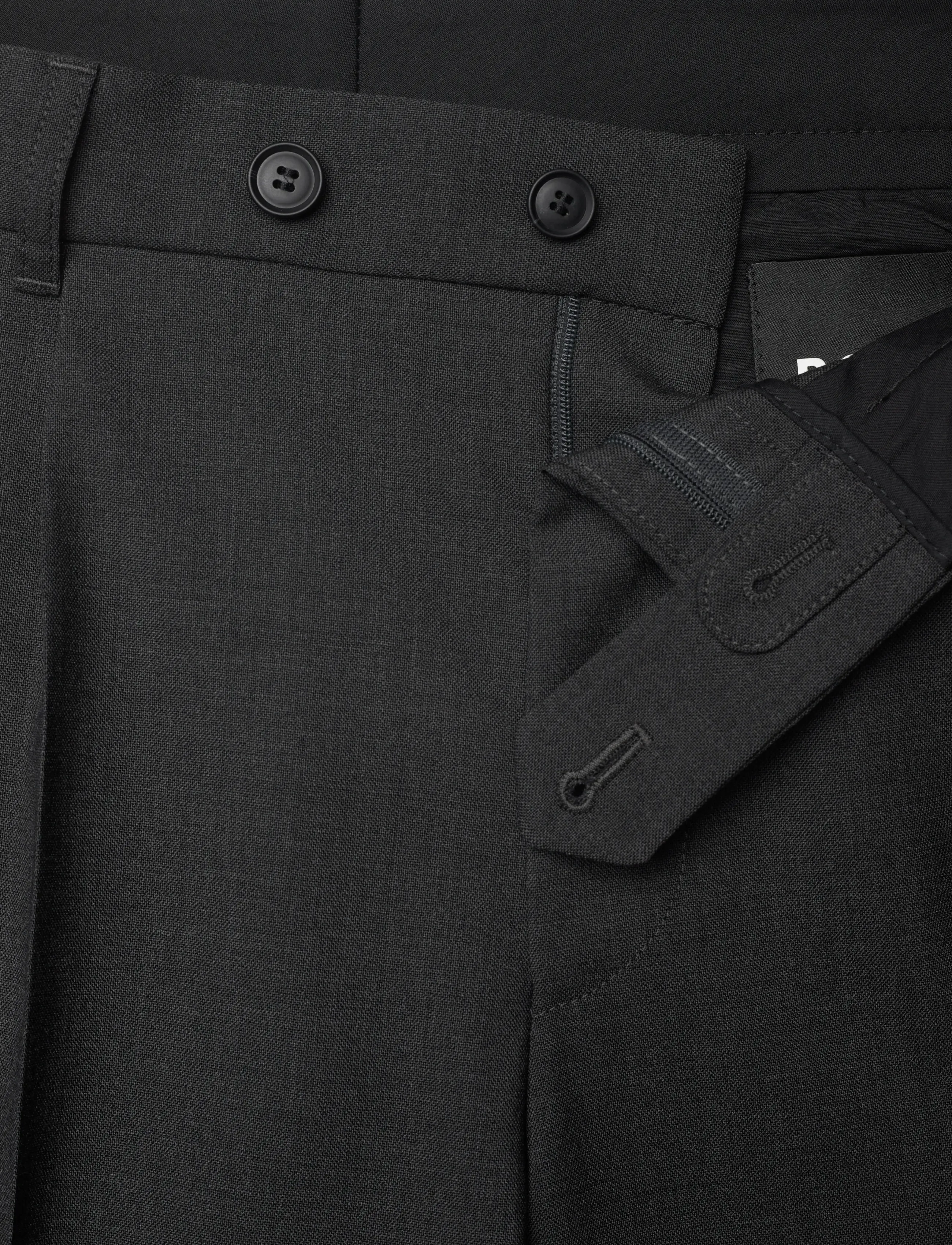 BOSS - C-Perin-DPL-TU-253 - jakkesætsbukser - open grey - 3