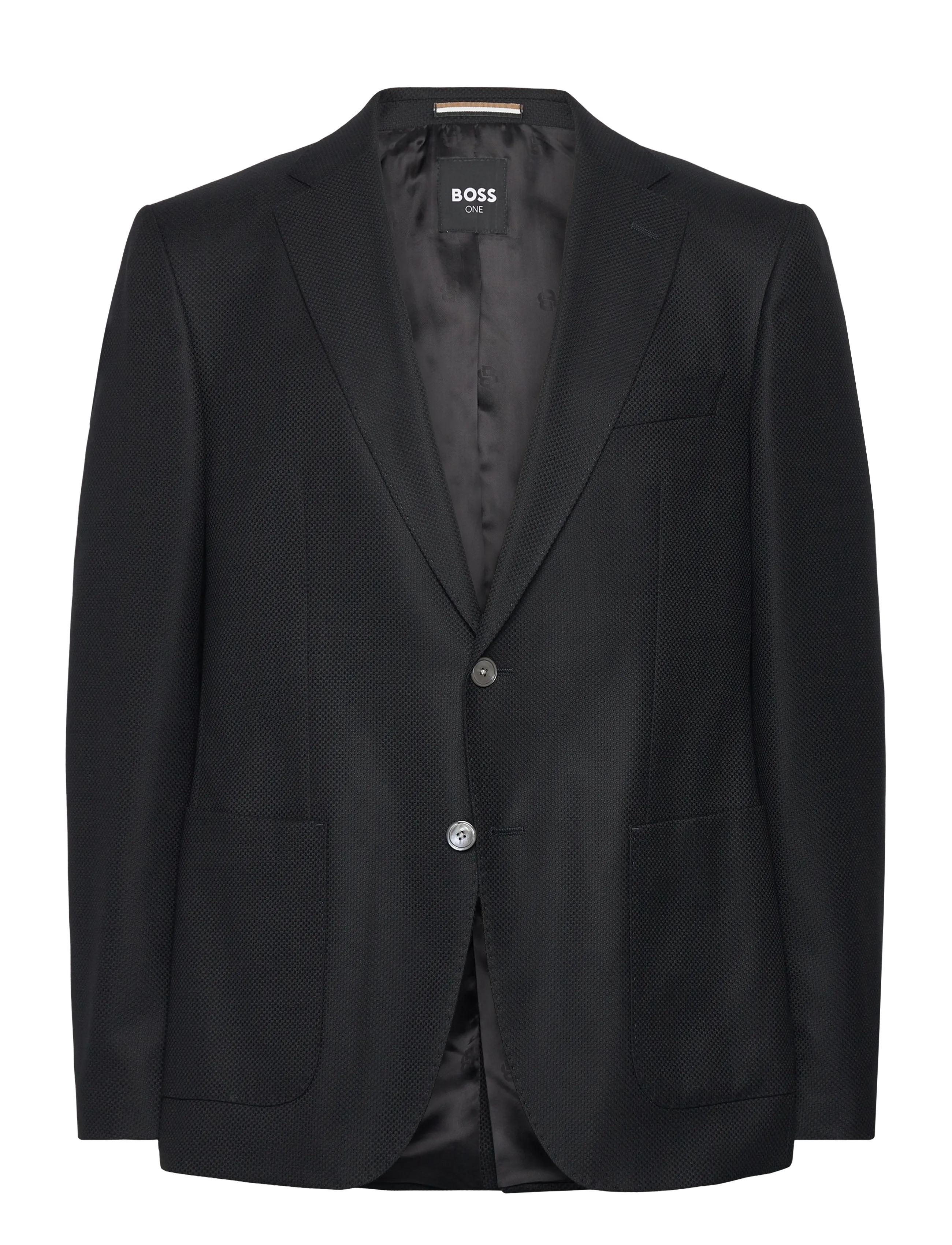 BOSS H-Hutson-2Pp-253, 46, Black, Blazere > Enkeltradede Blazere, Herre