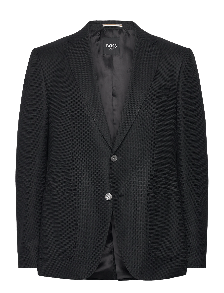 BOSS - H-Hutson-2PP-253 - Ühe rinnatisega pintsakud - black - 0