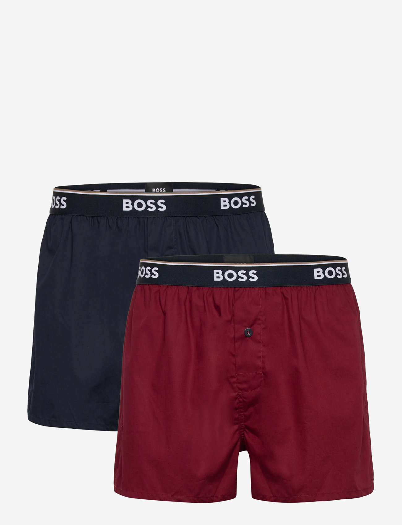 BOSS - 2P Boxer Shorts EW - boxershorts - dark red - 0