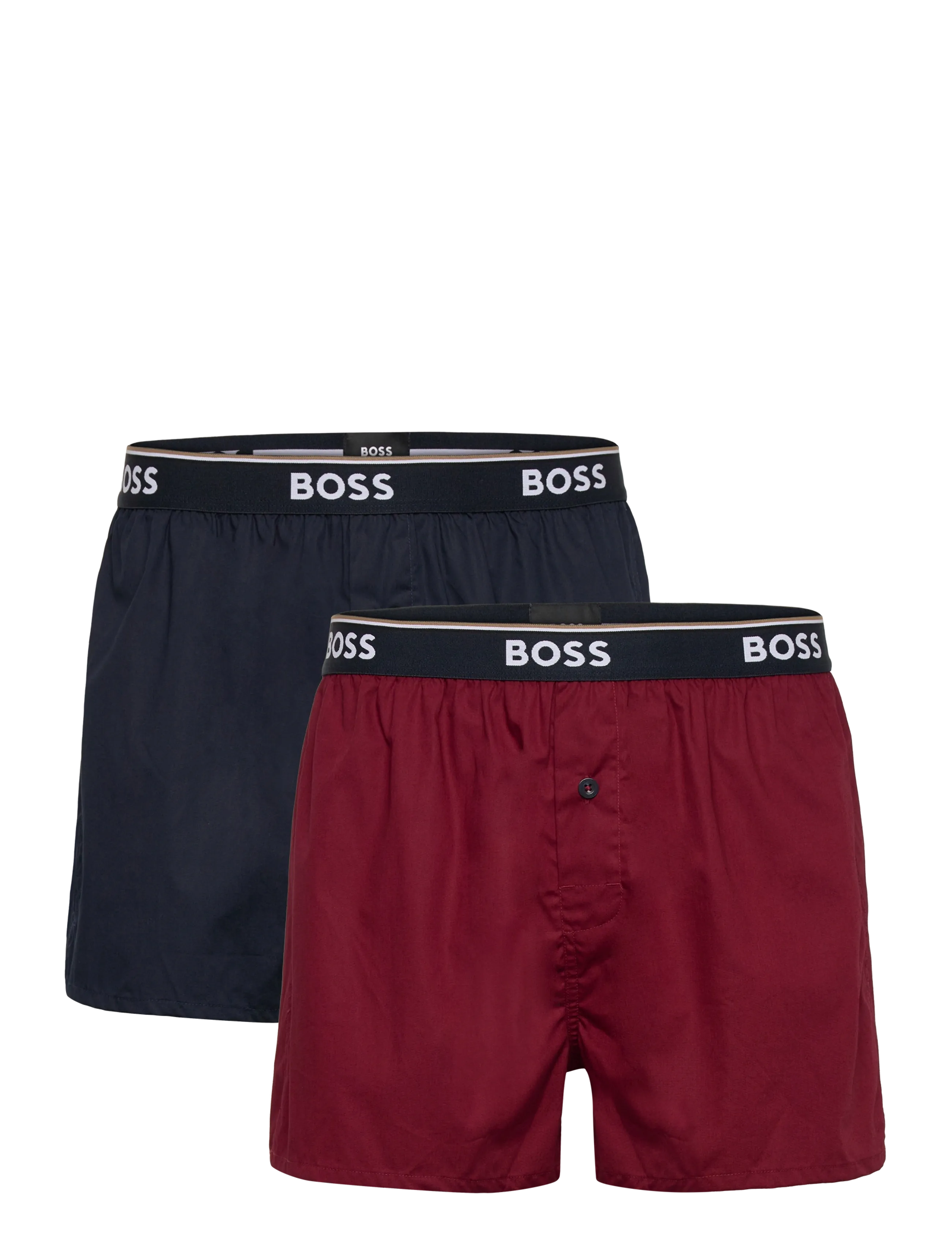 2P Boxer Shorts EW - DARK RED