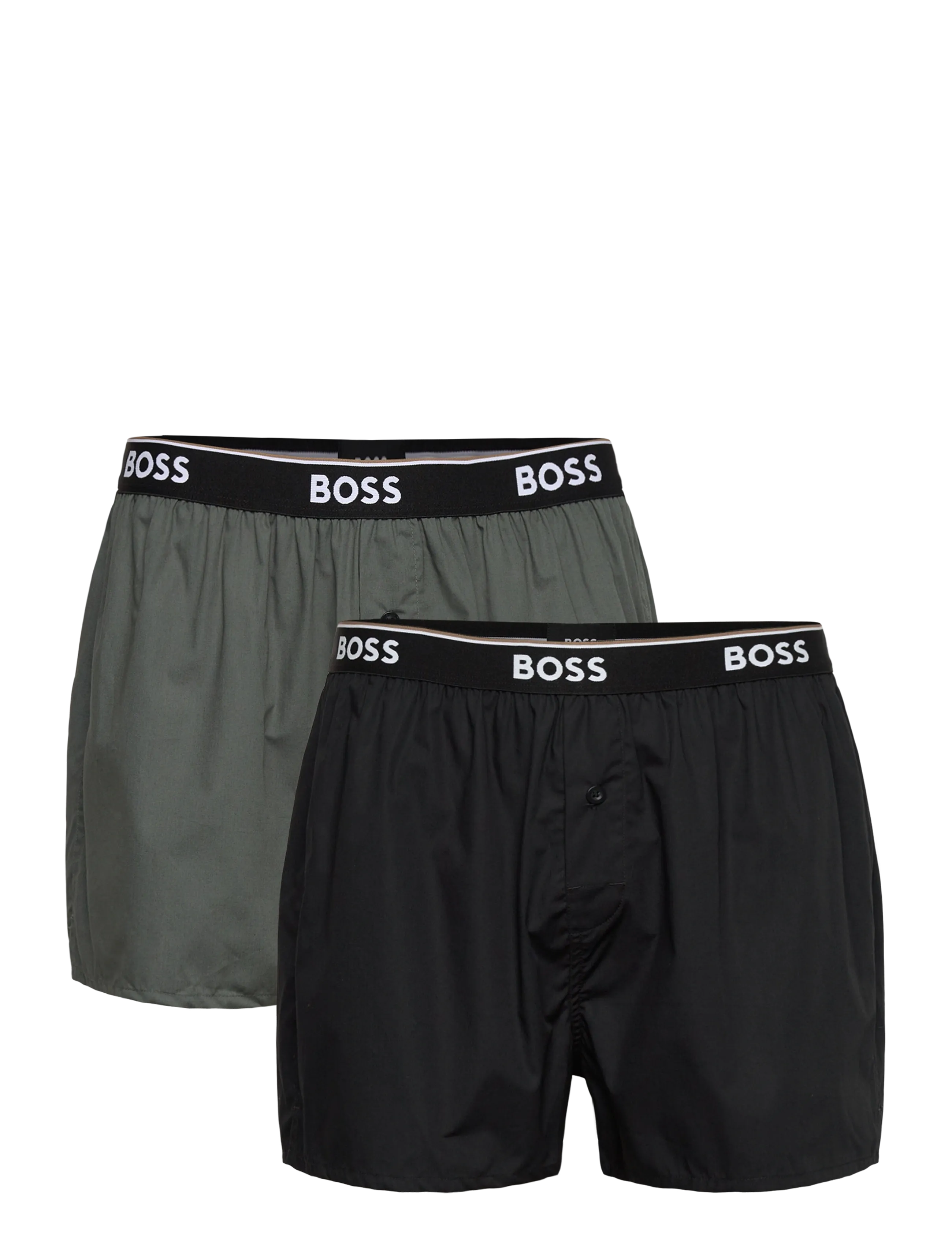 BOSS 2P Boxer Shorts Ew, Mænd, Boxer Shorts, Sort, Str: S