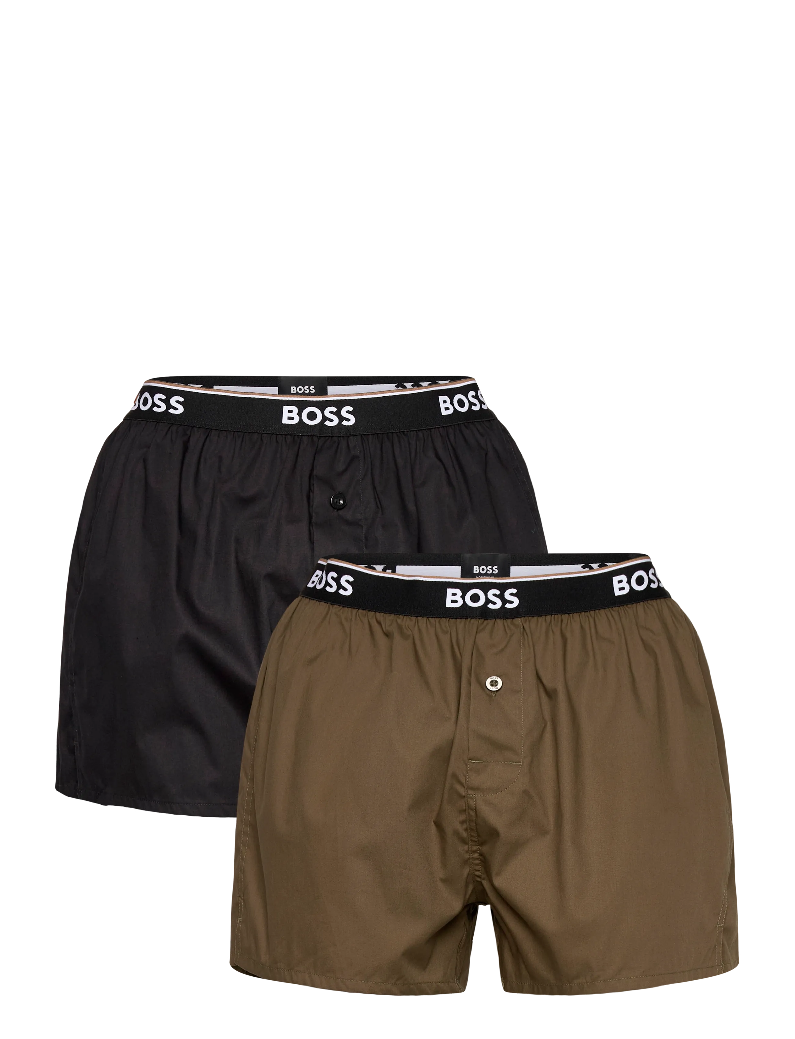 BOSS 2P Boxer Shorts EW - BOSS - OPEN GREEN / khaki/green