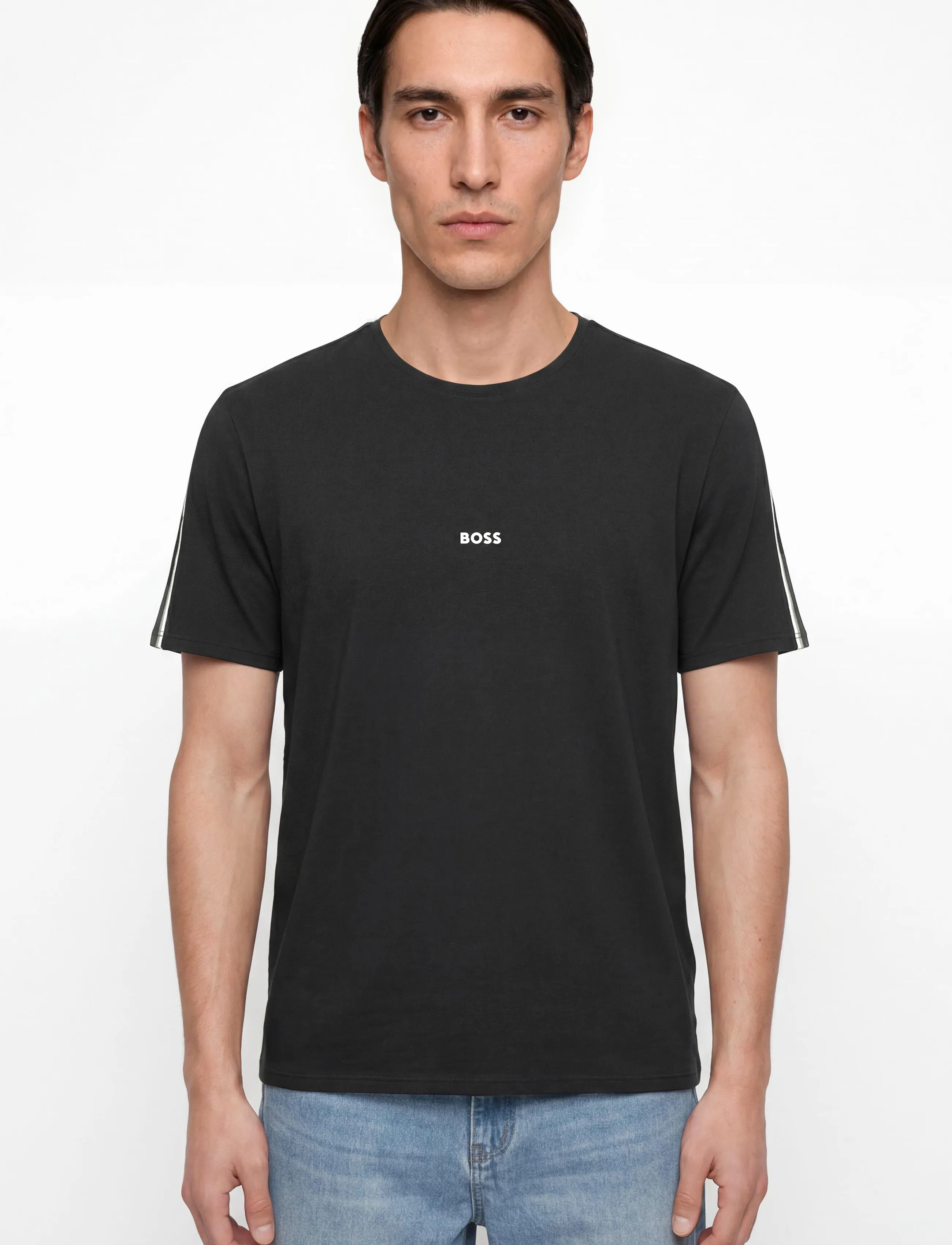 BOSS - Unique T-Shirt - kurzärmelige t-shirts - black - 3