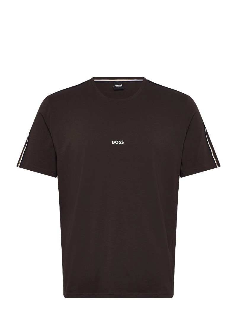 BOSS - Unique T-Shirt - pyjamaoberteil - dark brown - 0