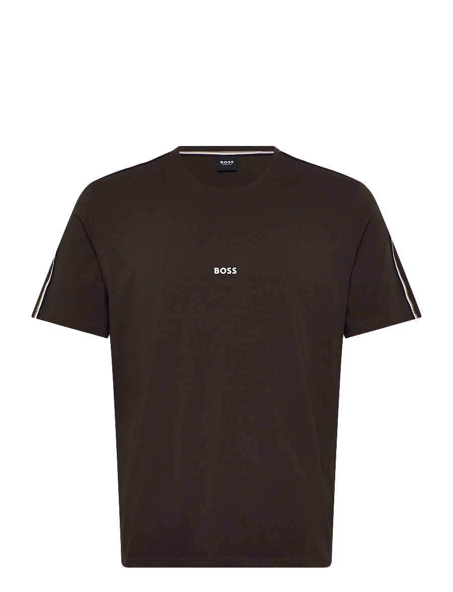 BOSS - Unique T-Shirt - pyjamaoberteil - dark brown - 0