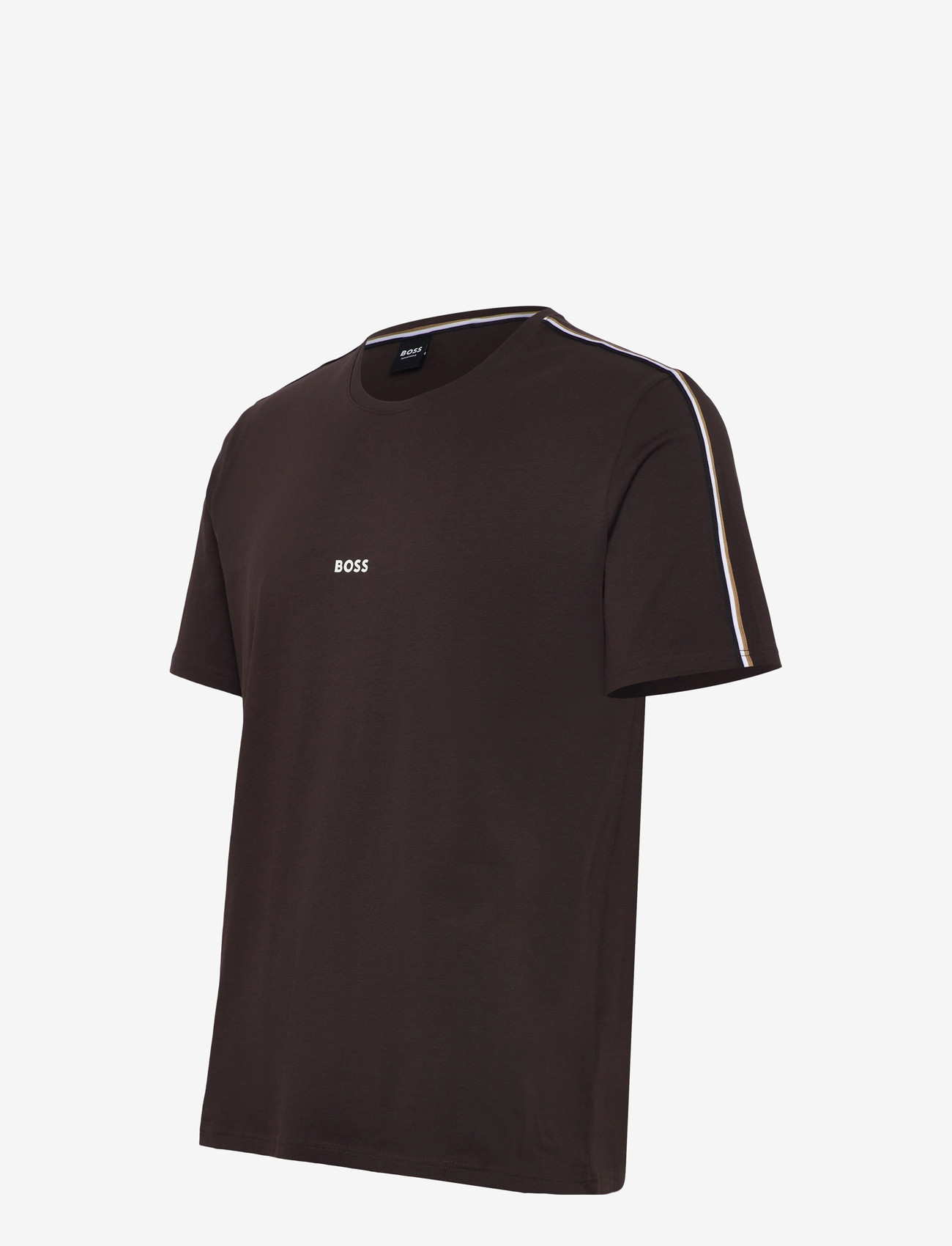 BOSS - Unique T-Shirt - pyjamasöverdelar - dark brown - 3