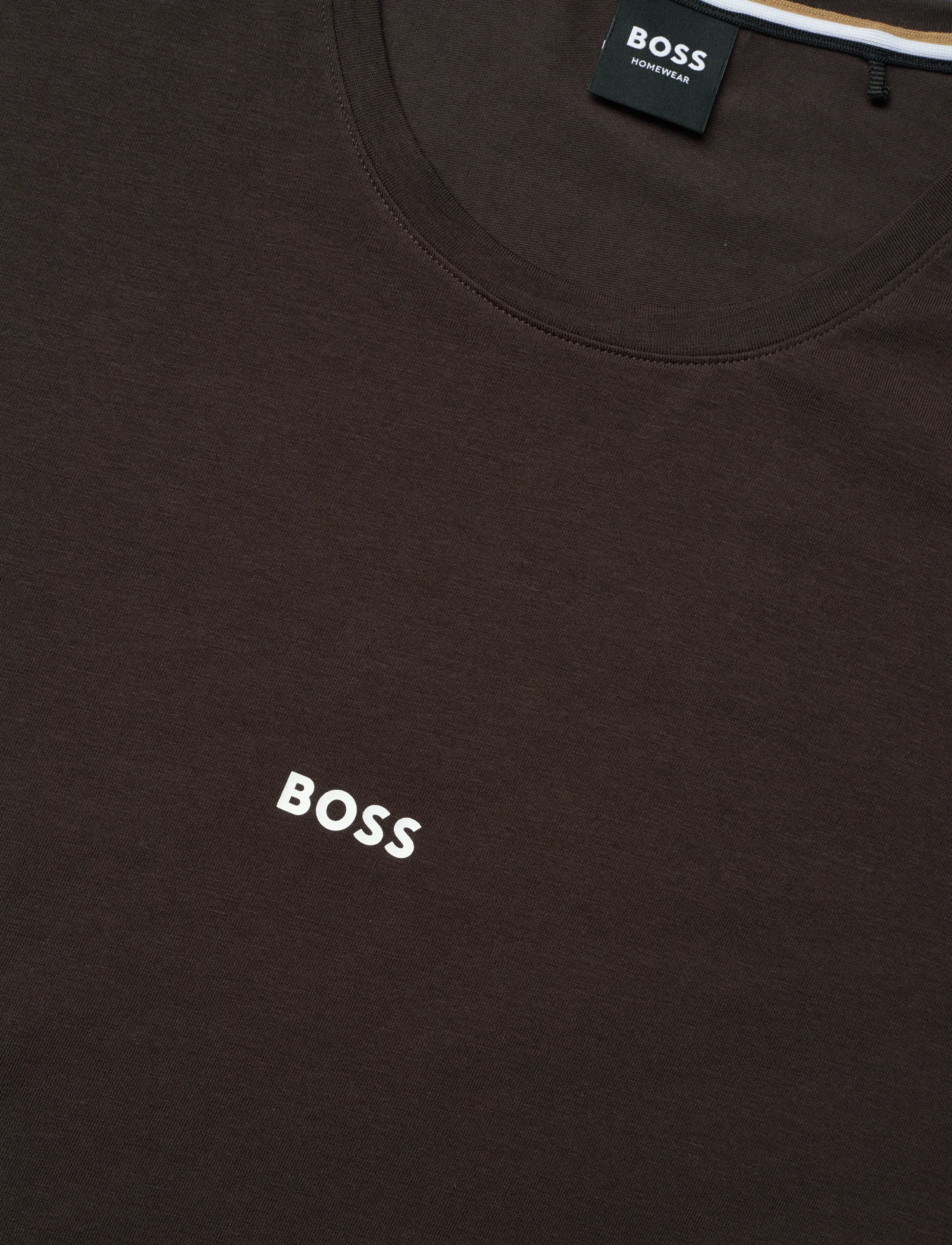 BOSS - Unique T-Shirt - pyjamaoberteil - dark brown - 4