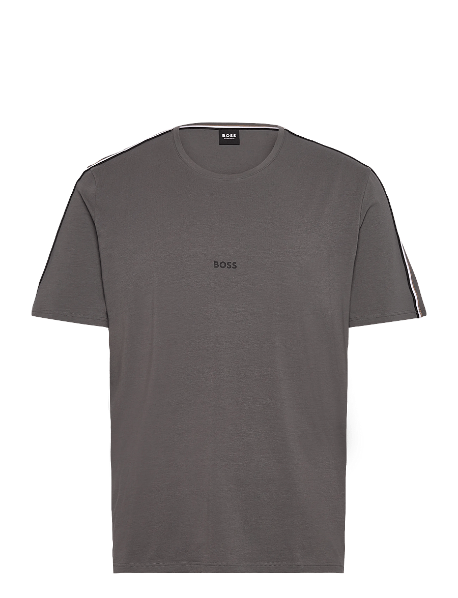 BOSS - Unique T-Shirt - kurzärmelige t-shirts - open grey - 0
