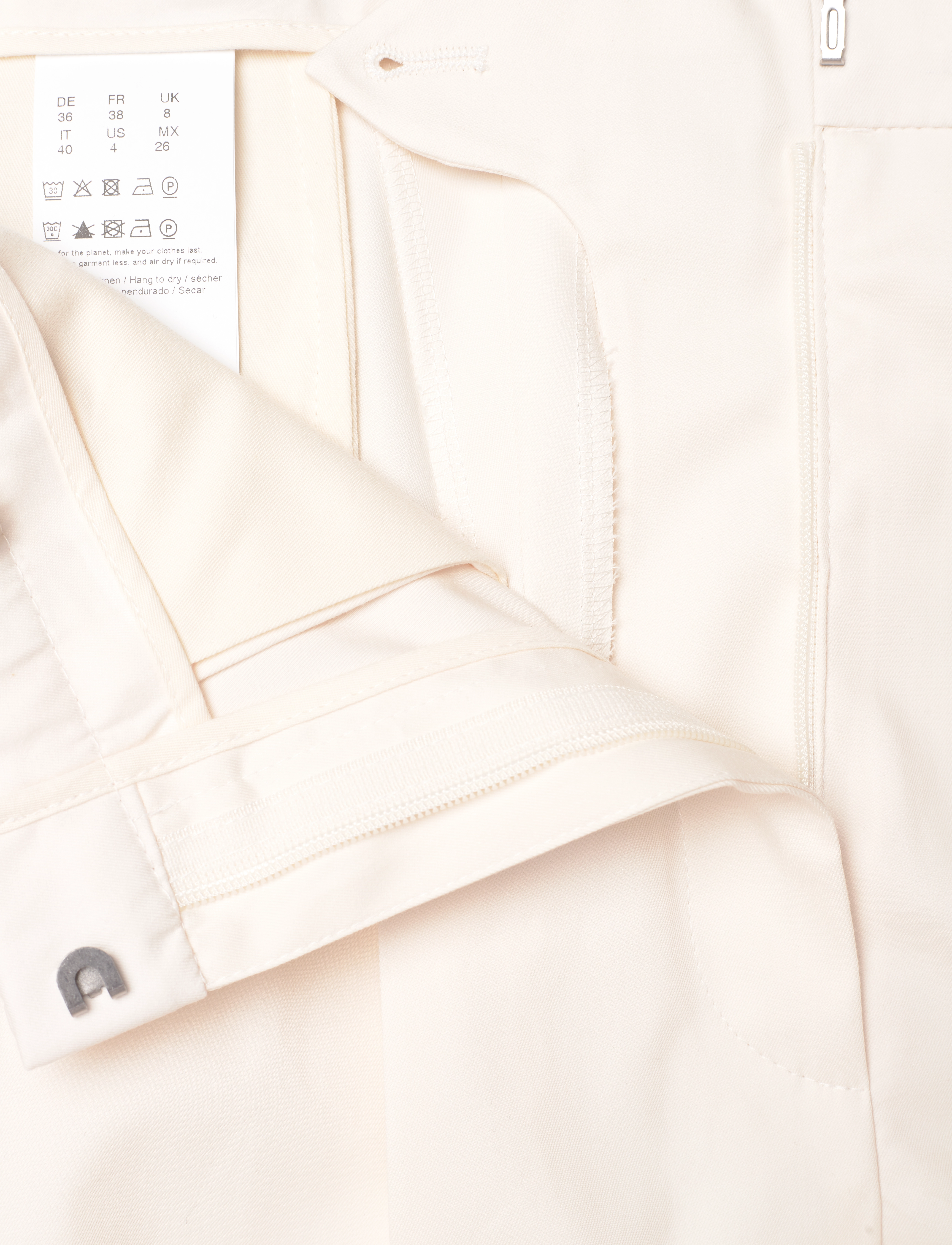 BOSS - Tacamana - lietišķā stila bikses - open white - 3