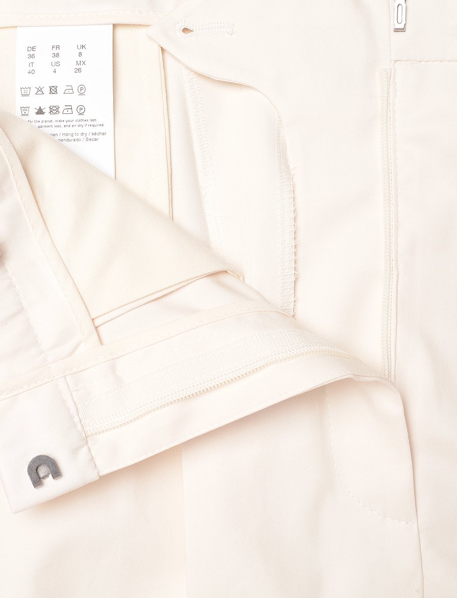 BOSS - Tacamana - lietišķā stila bikses - open white - 3