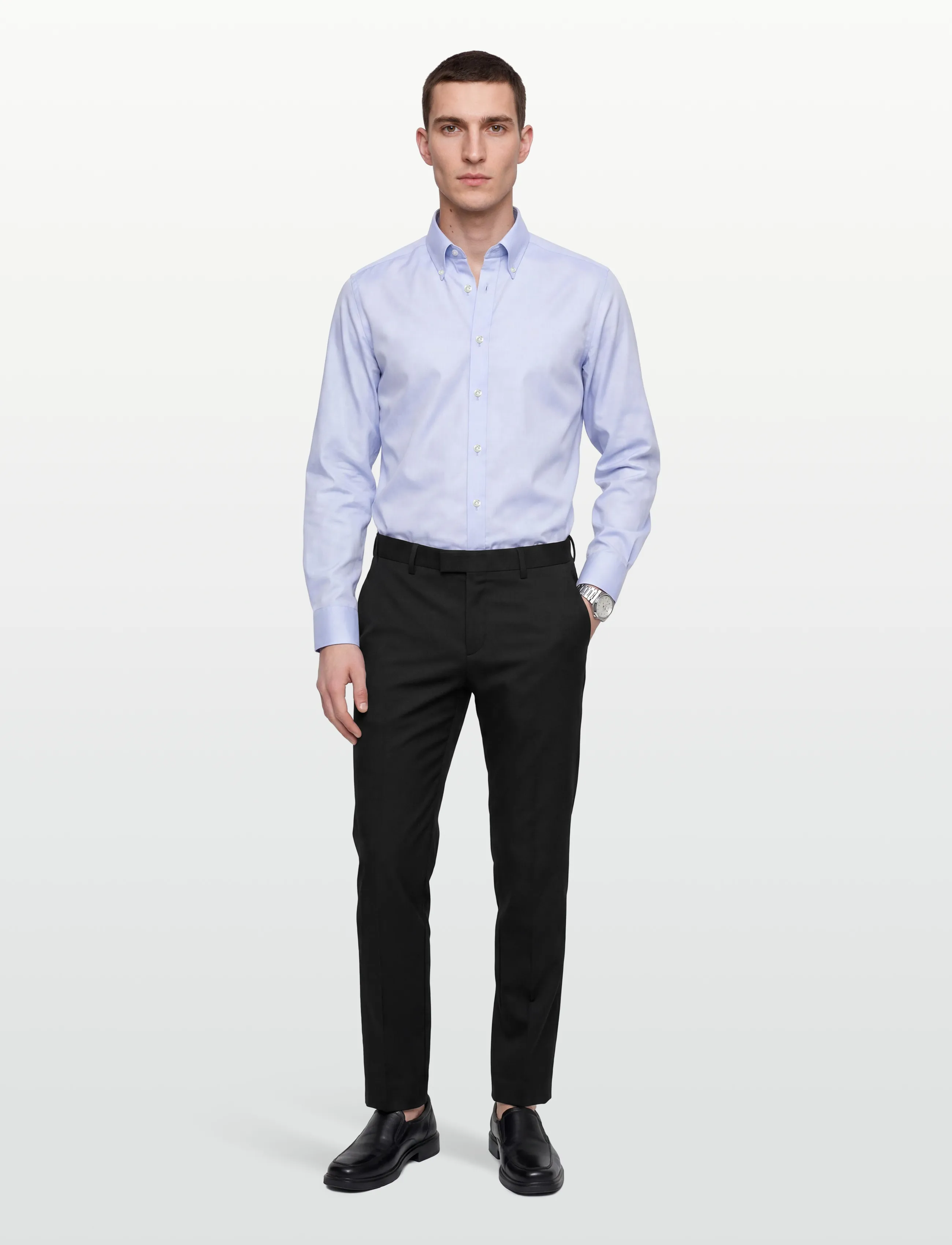 BOSS H-George-Cel-253, 56, Trousers, Schwarz - Formal, Männerswear