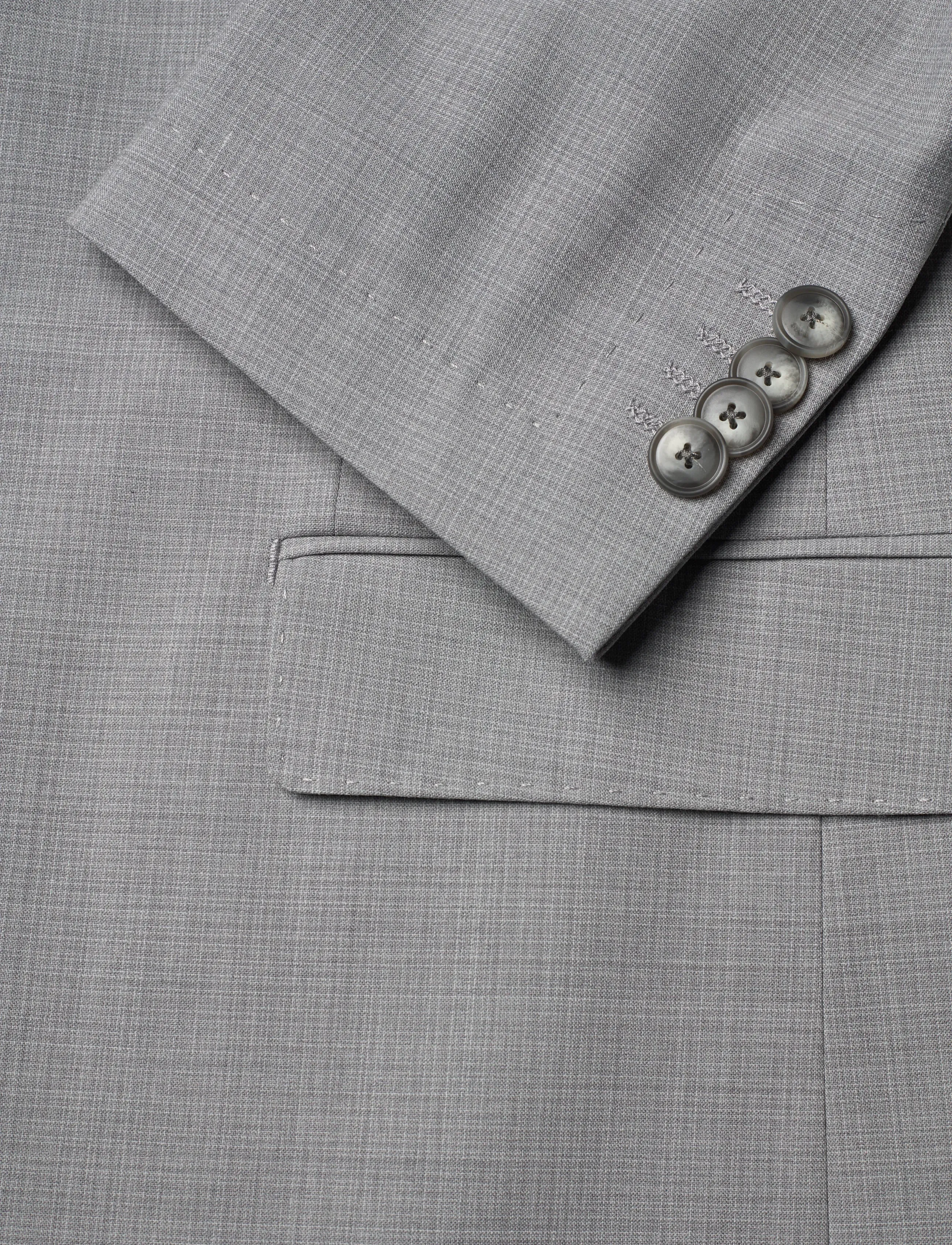 BOSS - P-Huge-2Pcs-WG-253 - dobbeltradede jakkesæt - open grey - 5