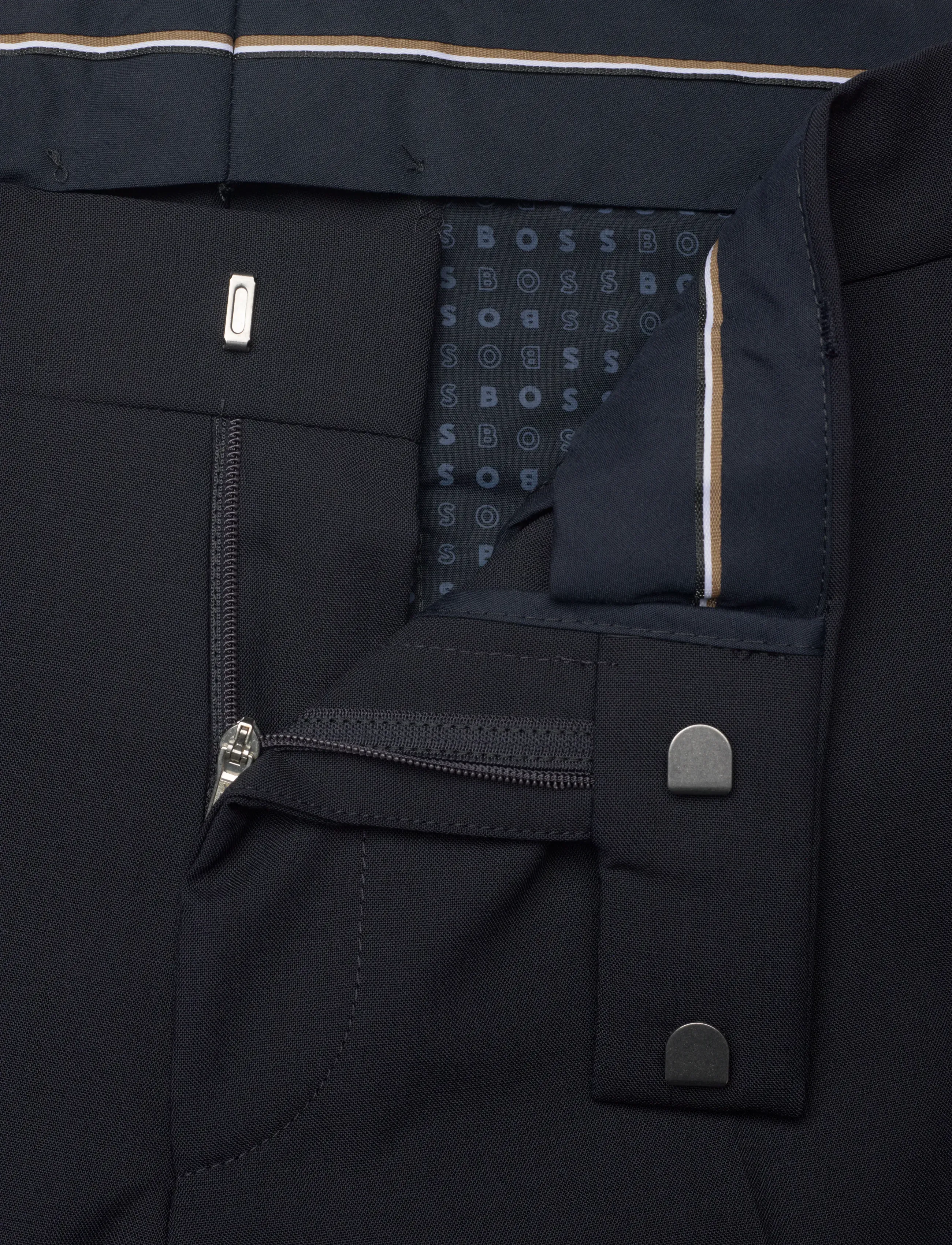 BOSS - H-Leo-DTL-WG-253 - habitbukser - dark blue - 3