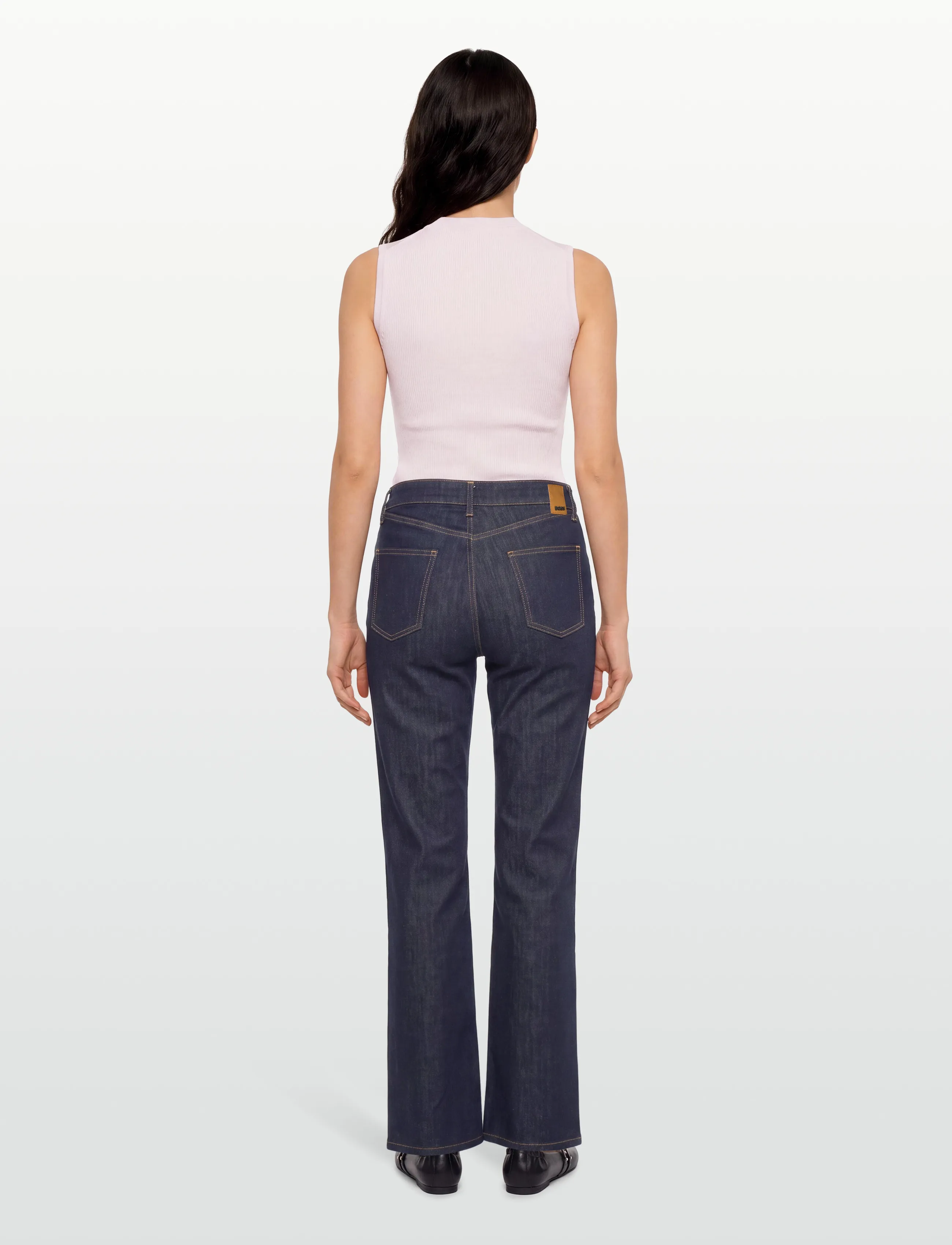 BOSS - PARKWAY-SLIM STR - aptempti džinsai - navy - 4