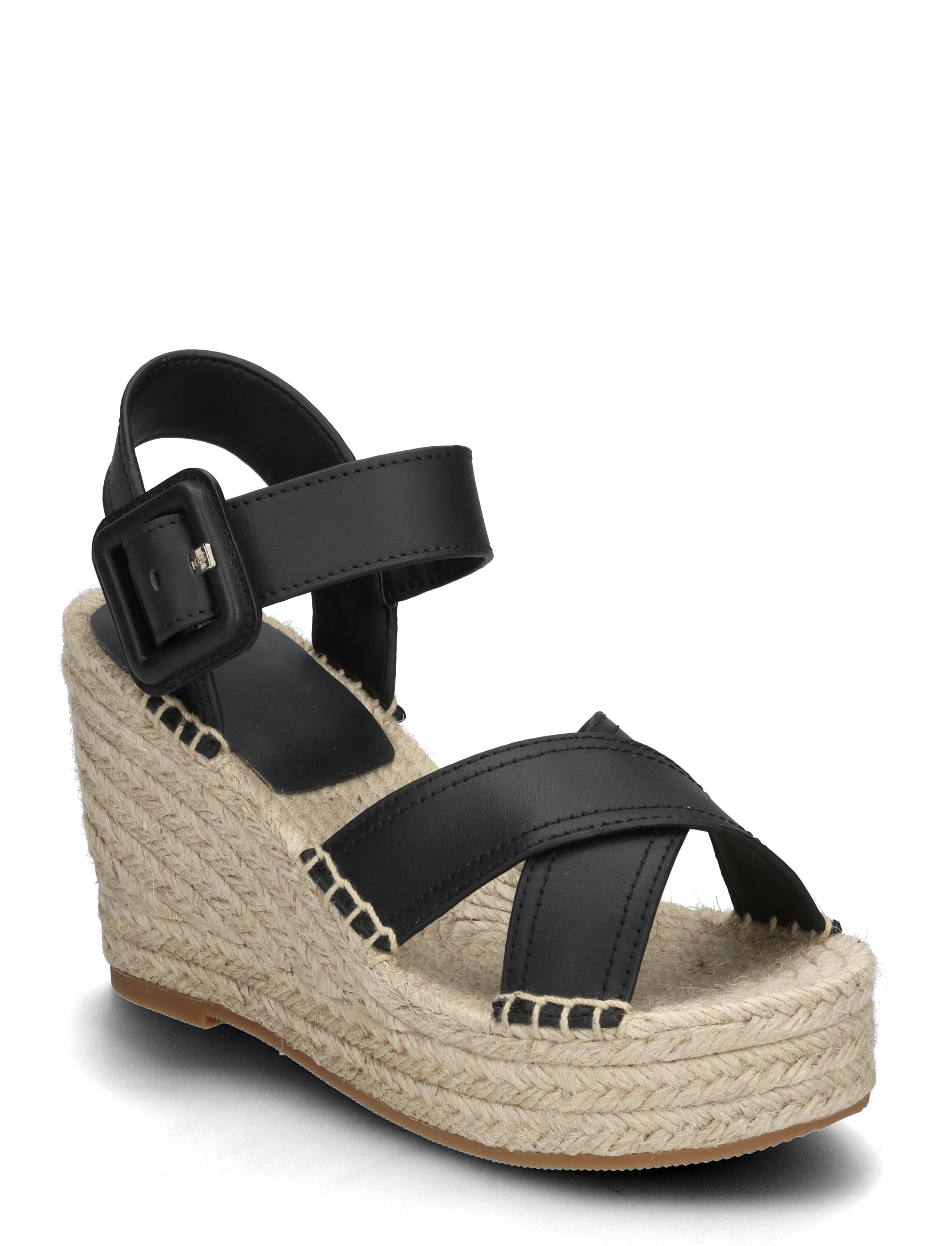 BOSS Madeira_Sandwdg_LTBK - Højhælede espadrillos - BLACK / black