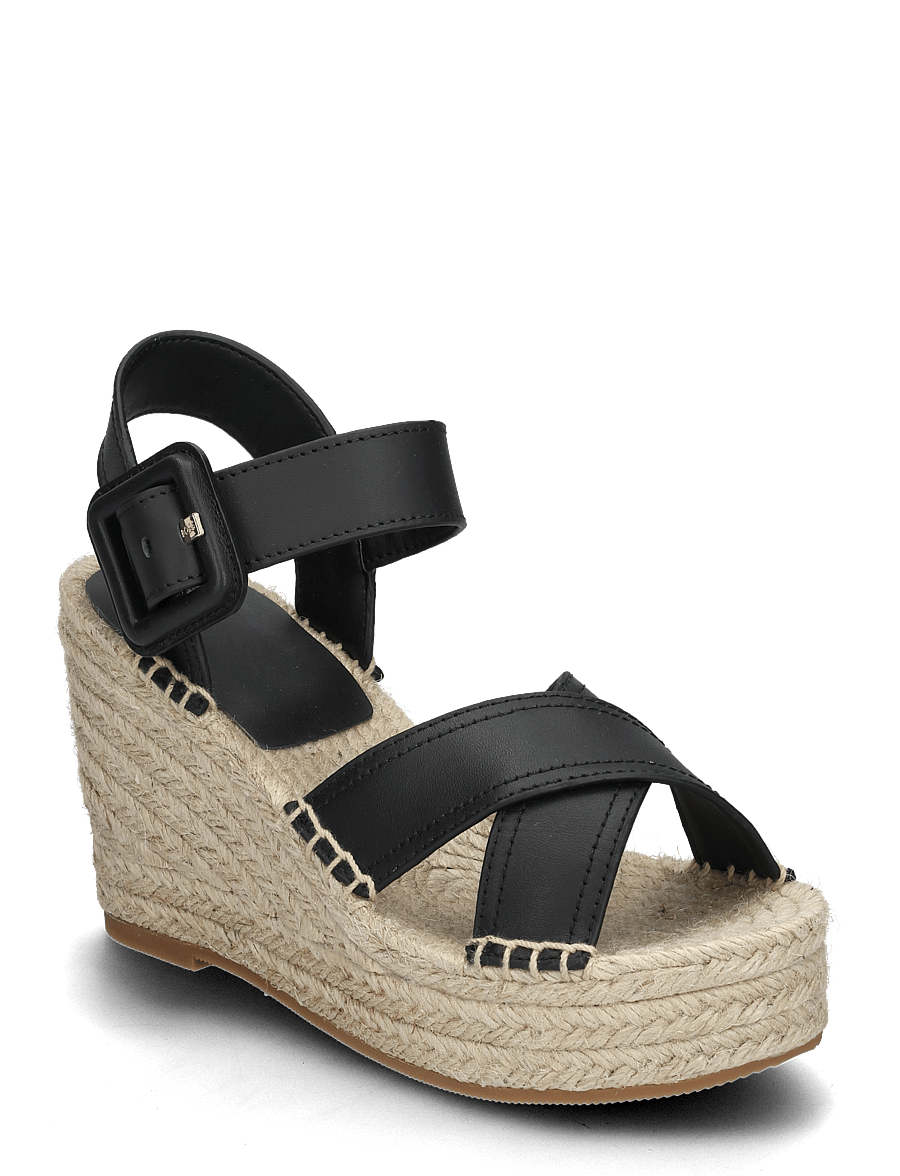 BOSS - Madeira_Sandwdg_LTBK - espadrilles à talons - black - 0