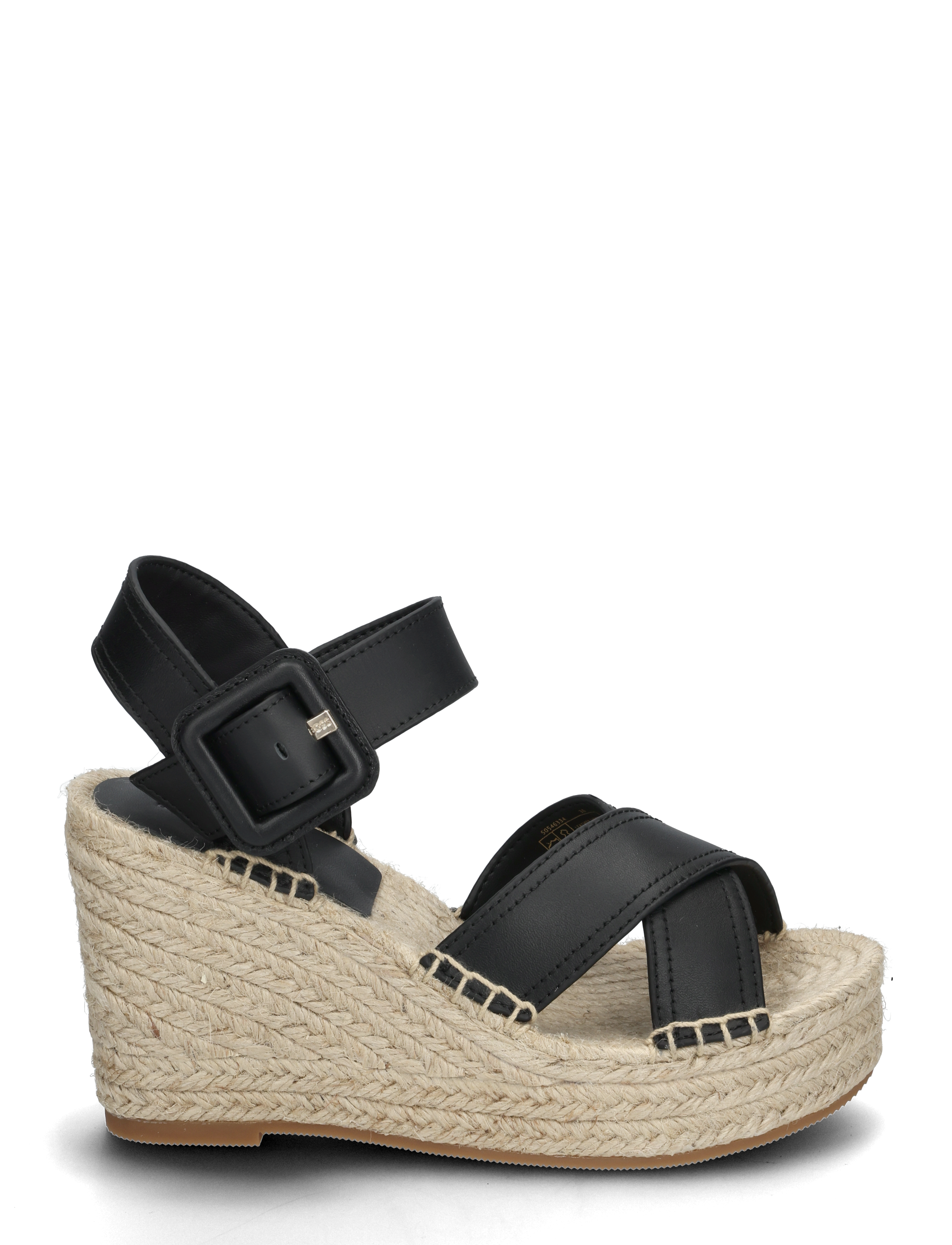BOSS - Madeira_Sandwdg_LTBK - espadrillos med klack - black - 1