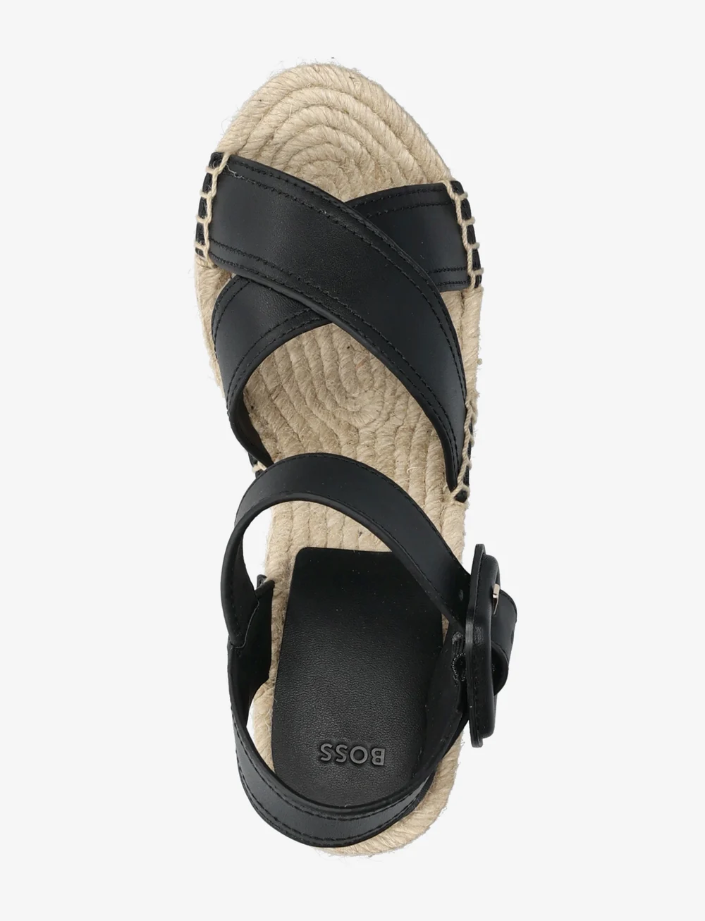 BOSS - Madeira_Sandwdg_LTBK - augstpapēžu espadrilles - black - 3