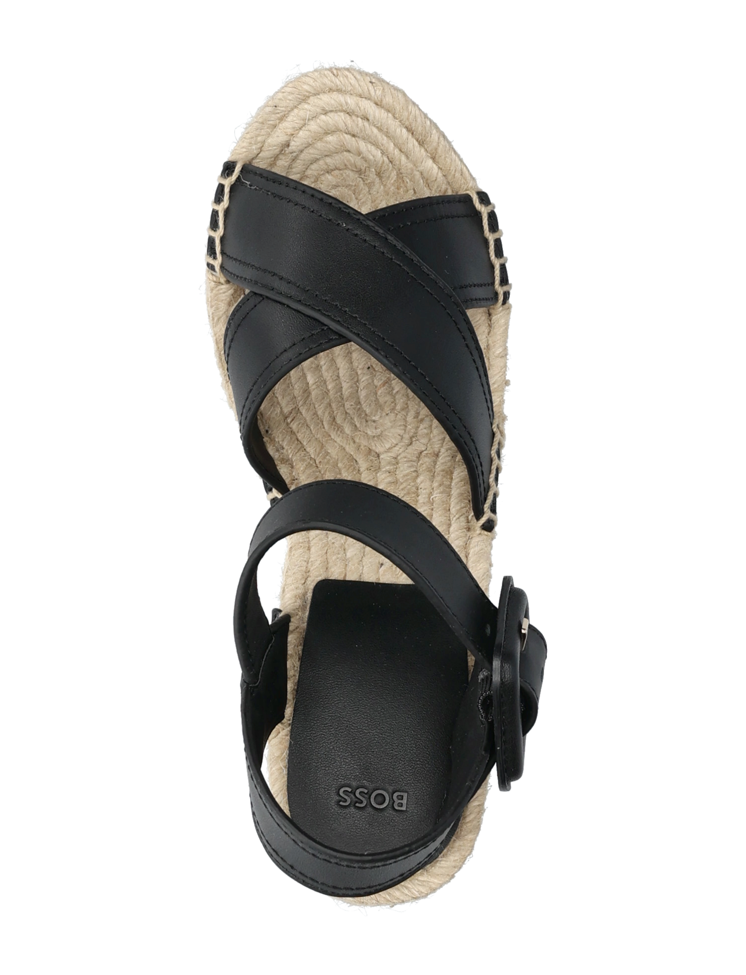 BOSS - Madeira_Sandwdg_LTBK - espadrillos med klack - black - 3
